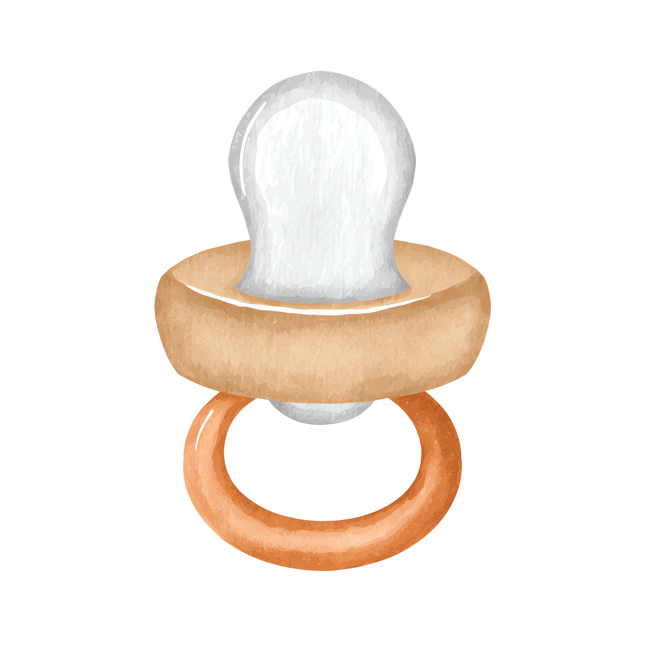 A wooden stand with a round base holding a clear, round glass insulator, used in old electrical systems.