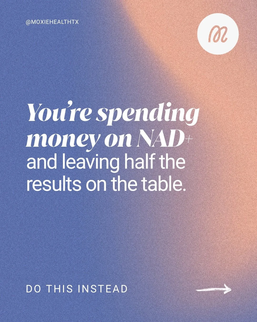 💉 Taking NAD+ but not seeing the results you expected?

The truth is, the injection is only part of the equation.

Most people focus on the NAD+ itself and overlook the factors that determine how well their body actually uses it:
✅ Timing your dose 