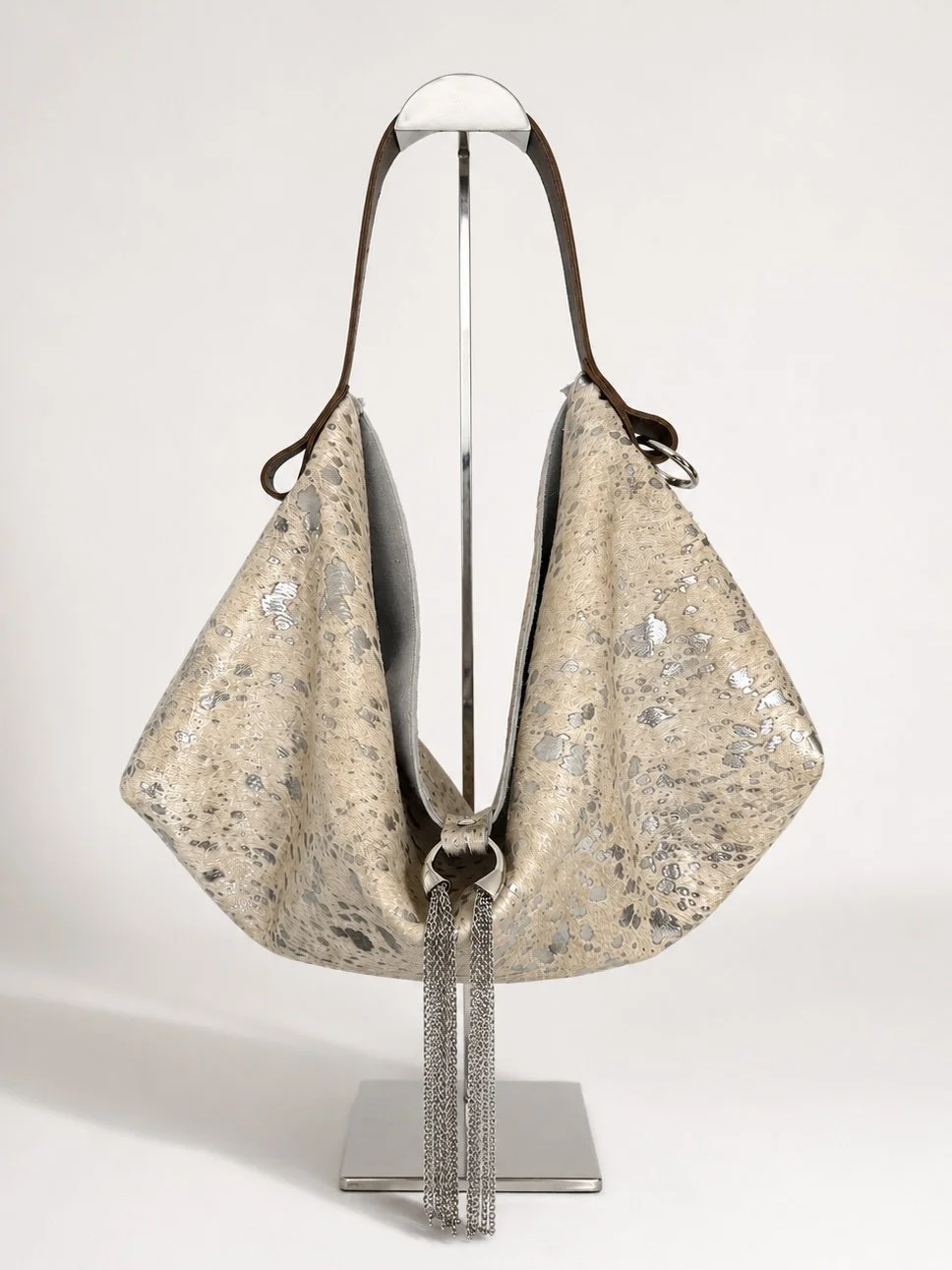 The Sieren Cowhide Leather Bag and Olive Green Strap