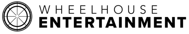Wheelhouse Entertainment logo featuring a circular wheel graphic and bold text.