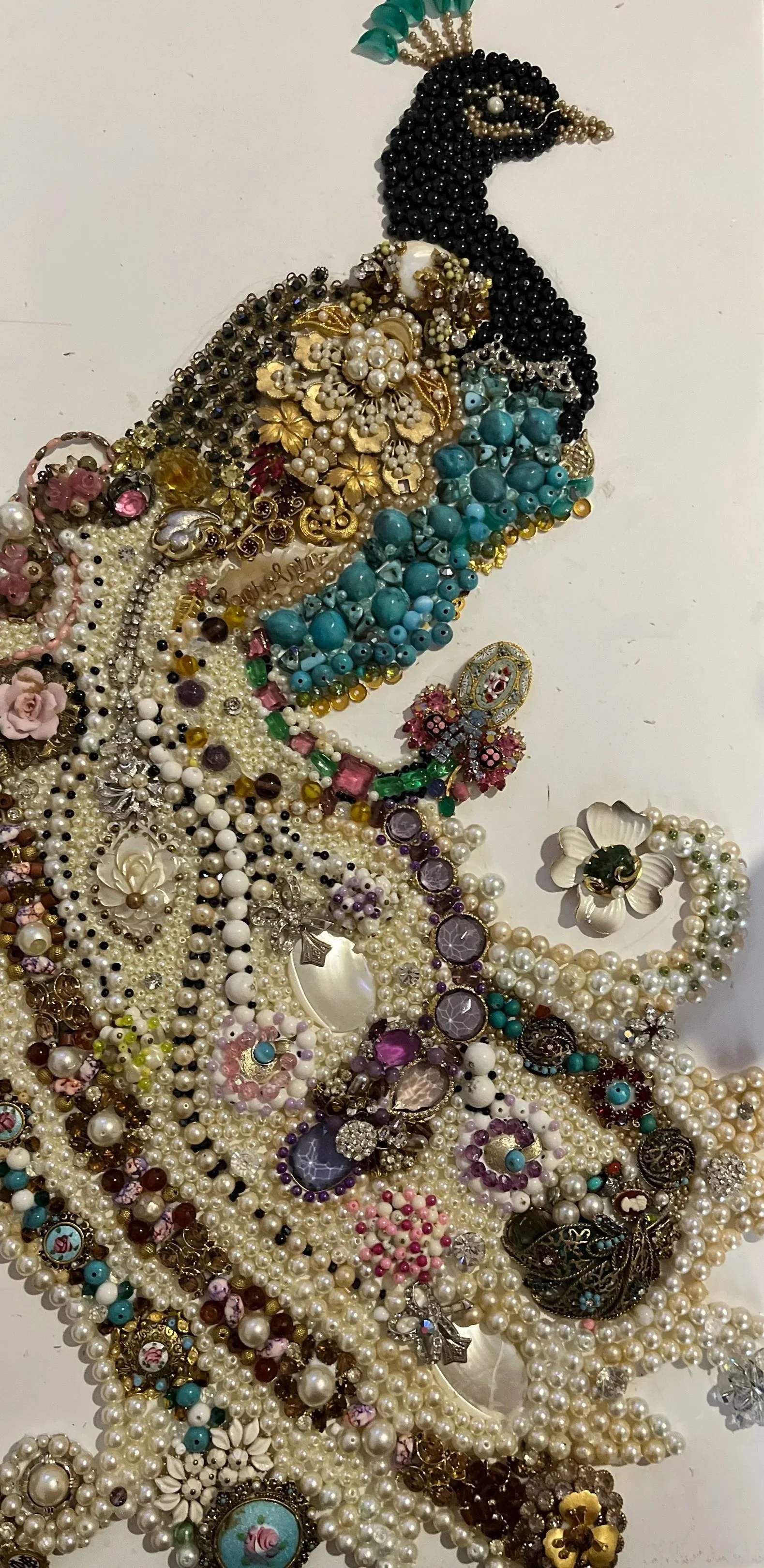 Old Family Jewelry reworked in a Peacock