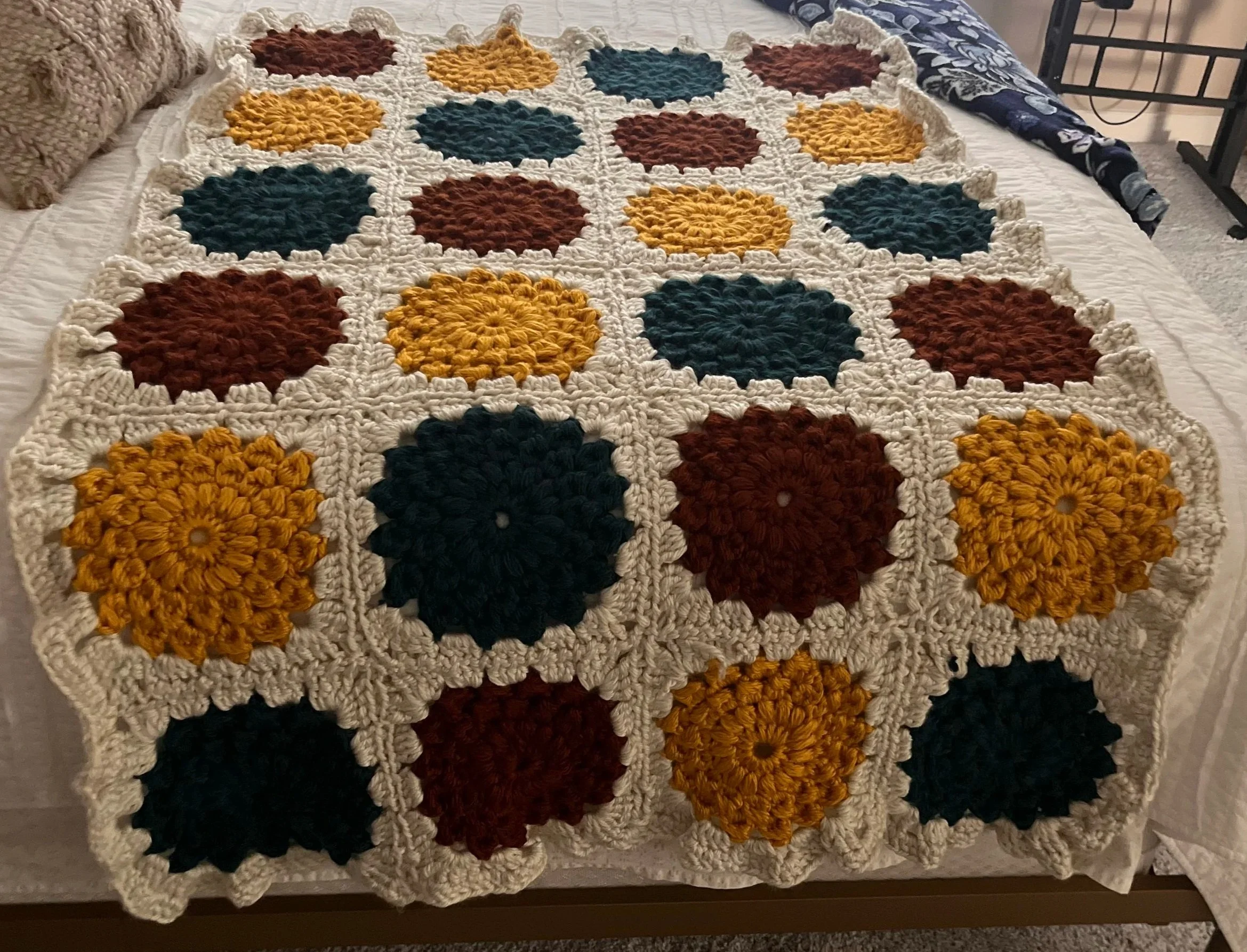 Autumn/Christmas Island Time Blanket (Crochet)