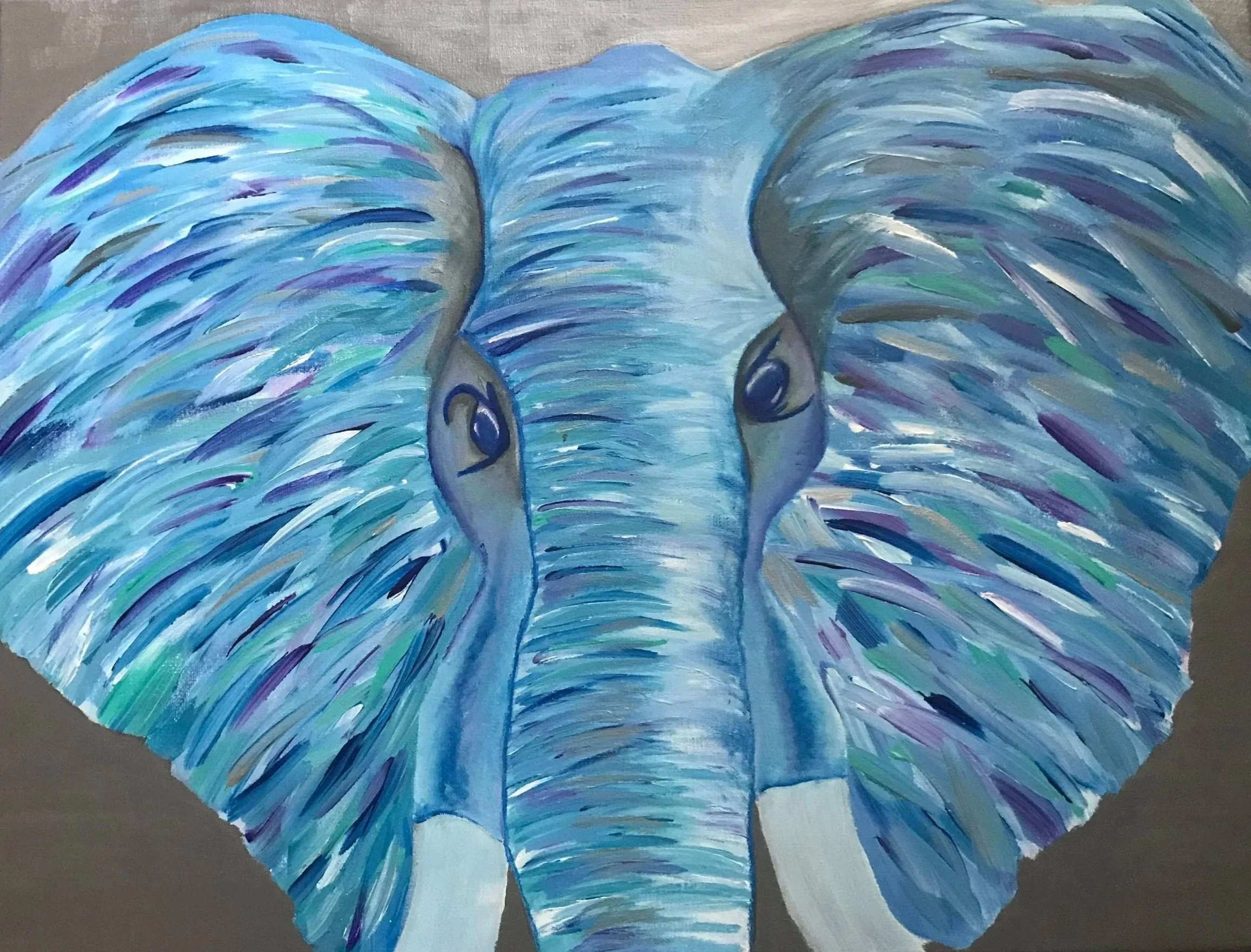 Elephant for child's room (Acrylic)