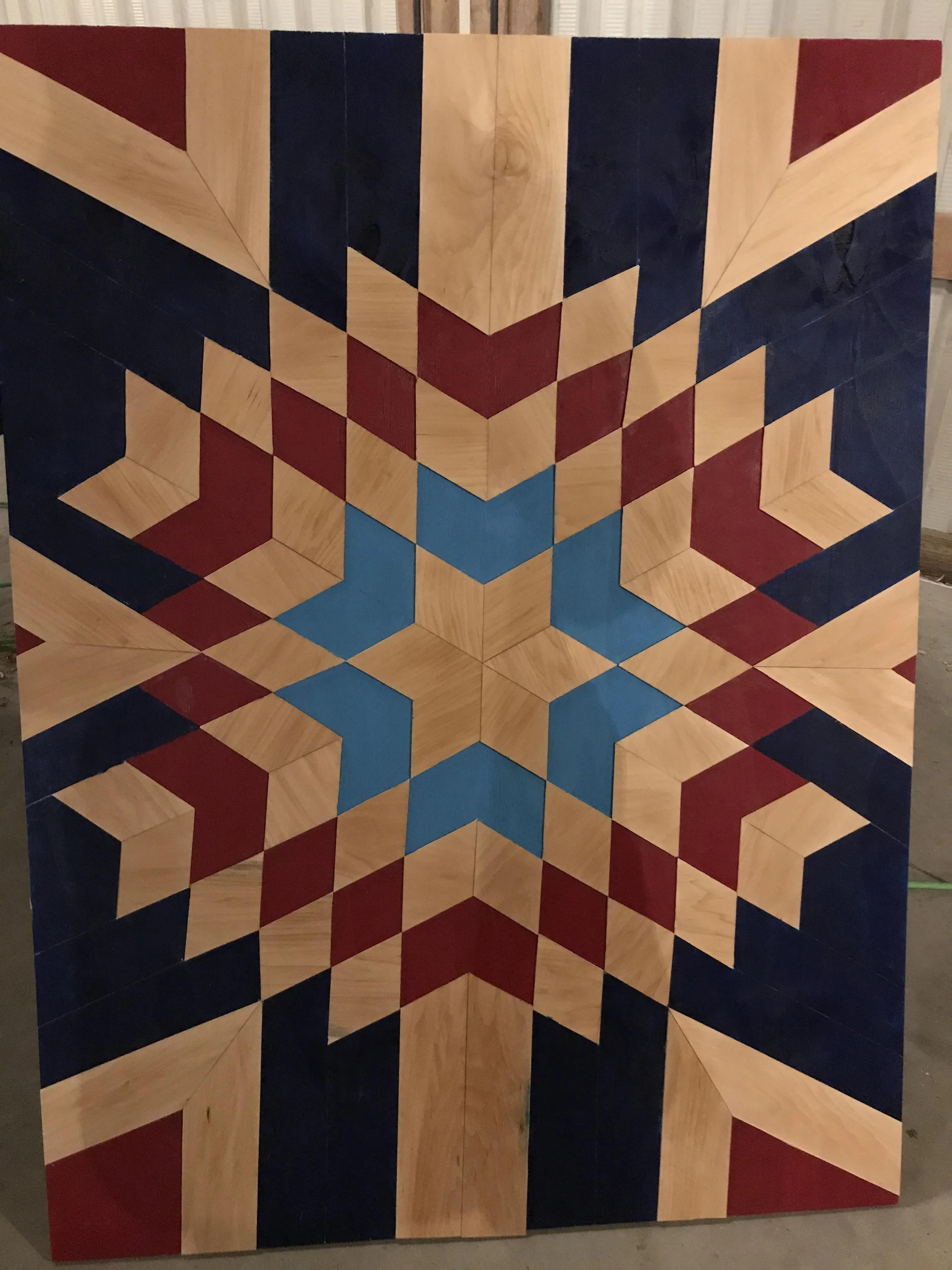 Barn Quilt made of Wood