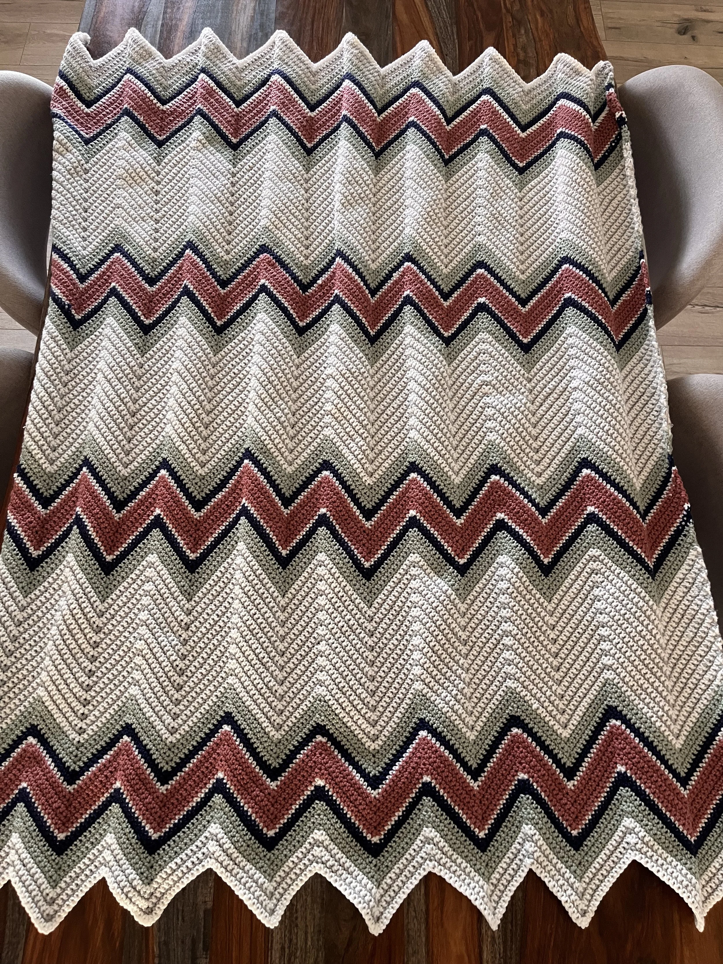 Chevron Summer Blanket (Crochet)