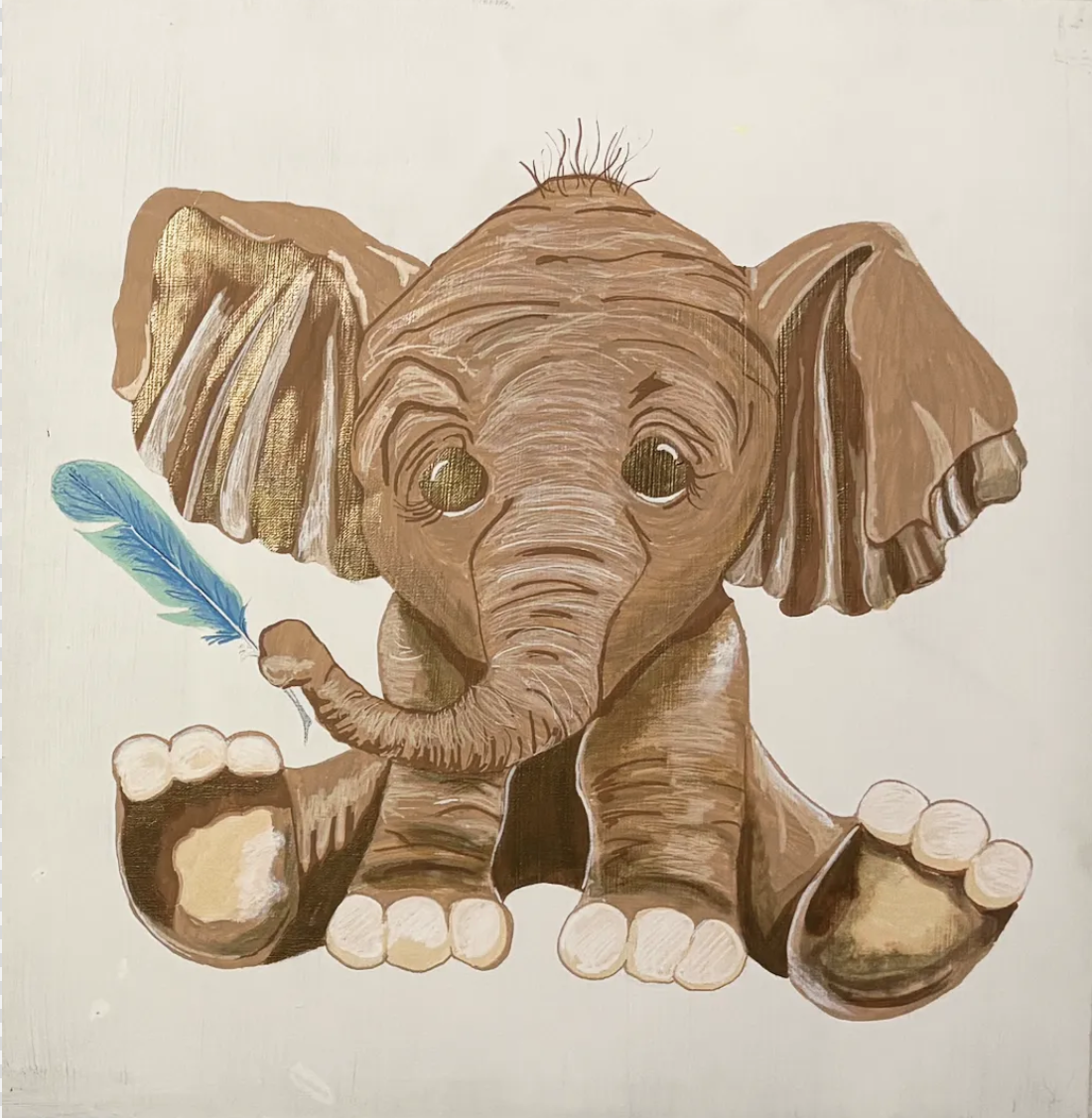 Elephant for child's room (Acrylic)