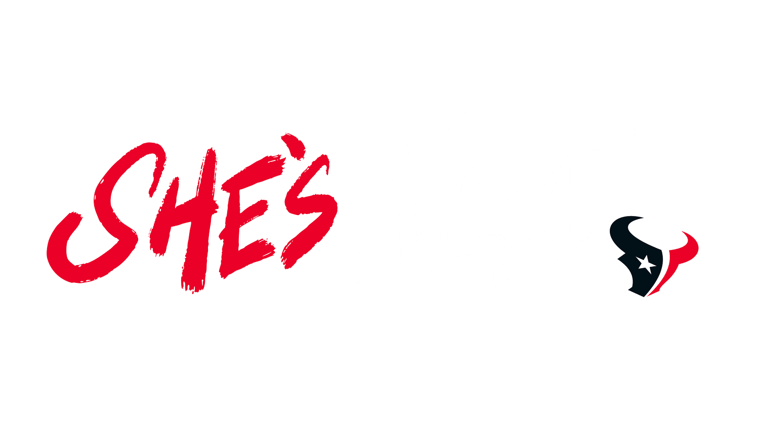 She's Next - Houston Texans Girls Flag