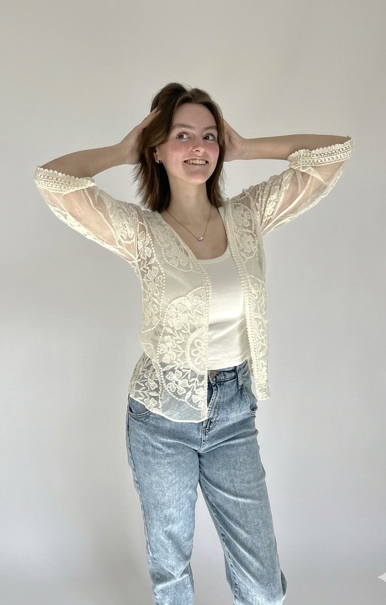 Long Sleeve Lace Shirt