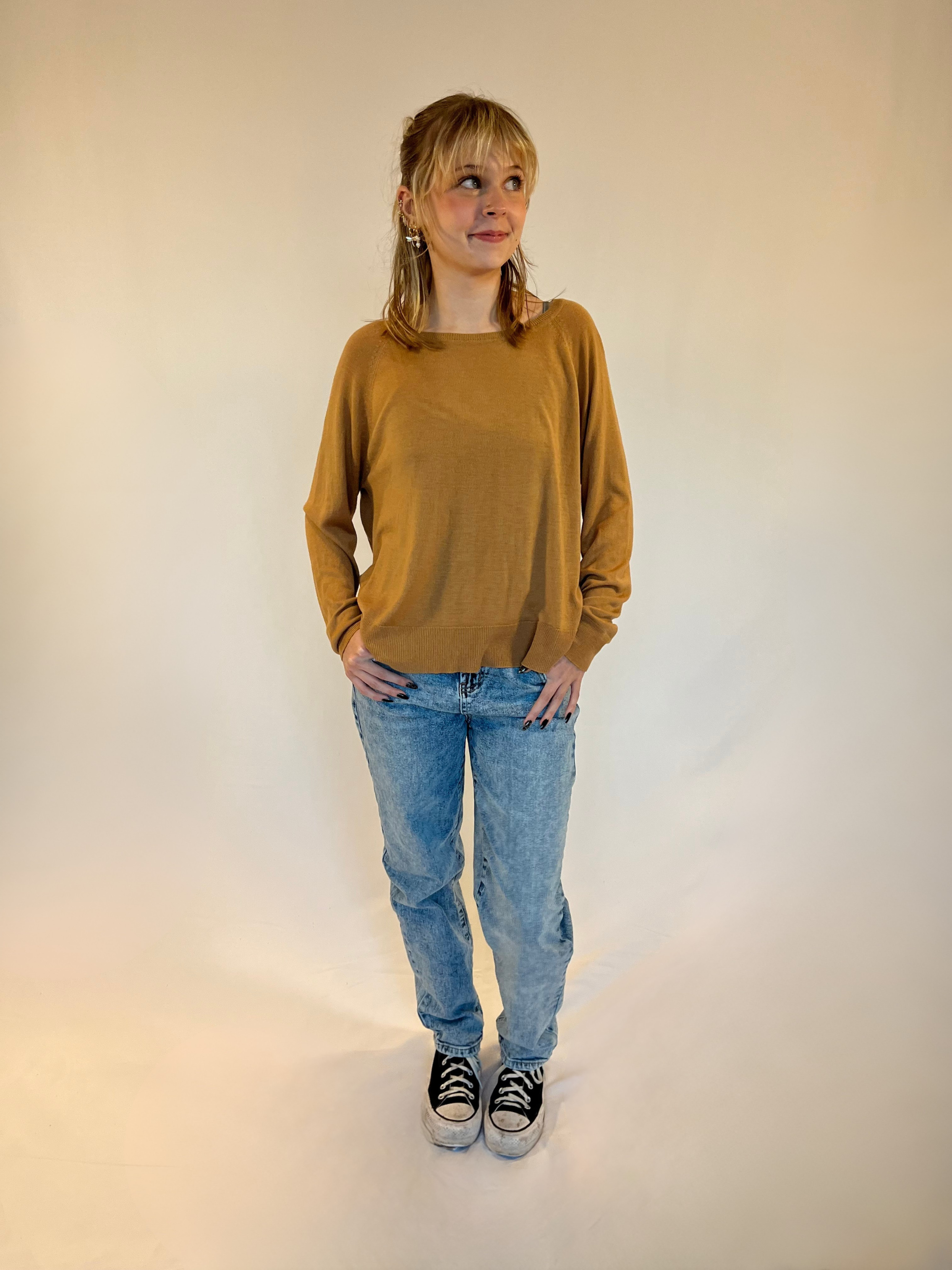 Zara Mustard Long Sleeve