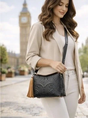 Handle + Shoulder Strap = Crossbody