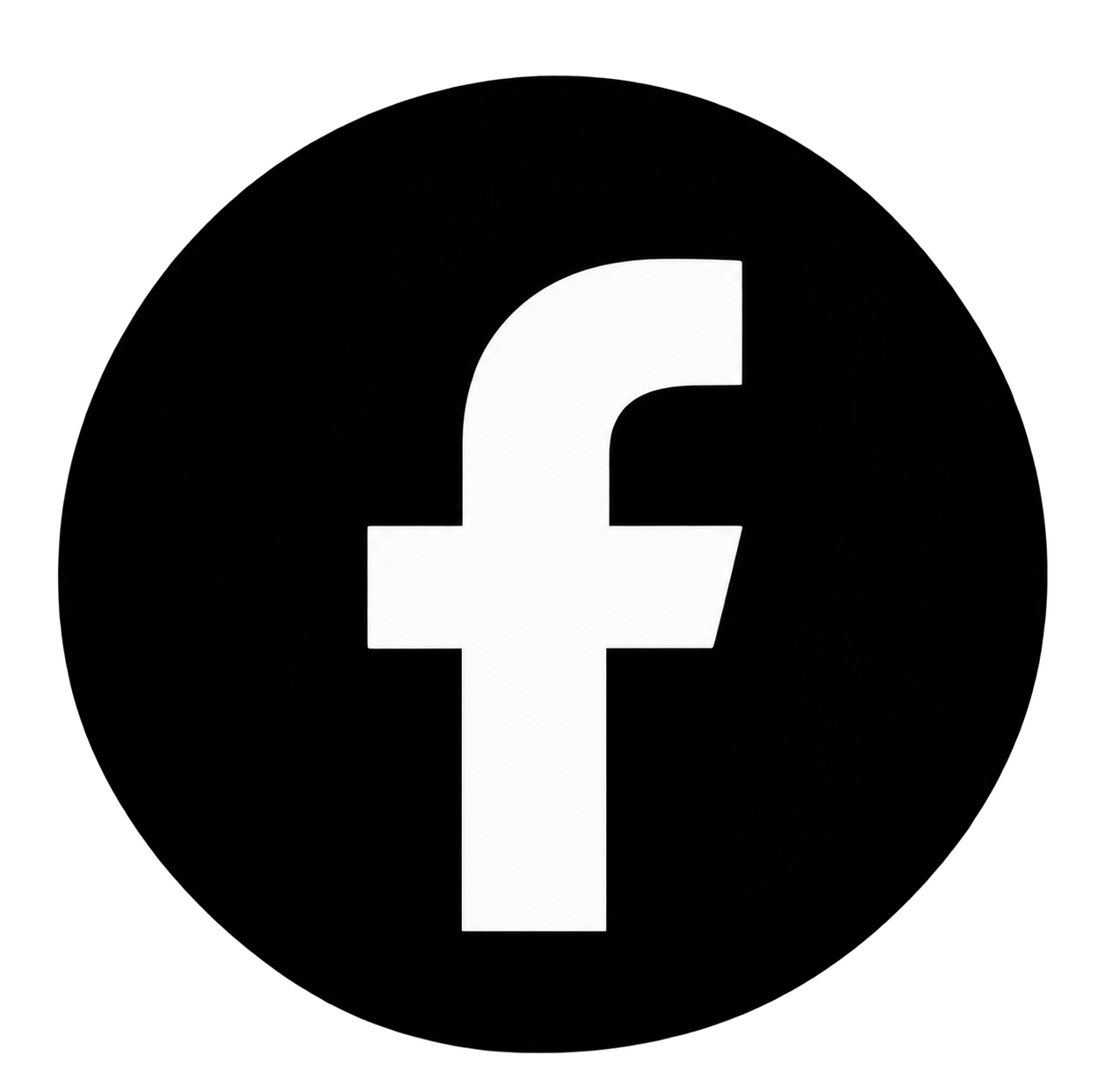 White Facebook logo on a black background. Facebook account belongs to professional Marketing & Photography Company Taylored Love LLC, based in Lawrence KS. Account name is Taylored Love Media.