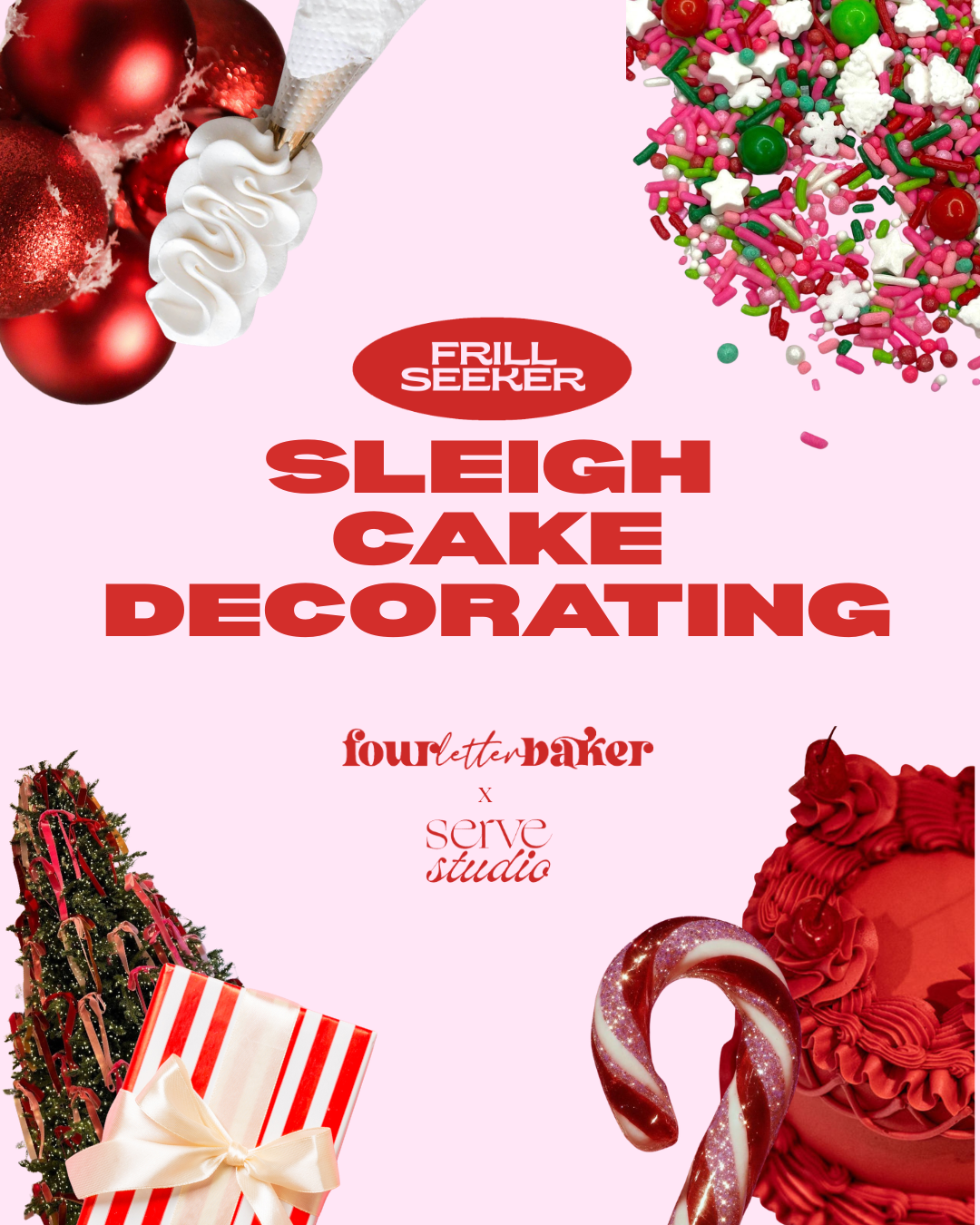 Sleigh Cake Decorating