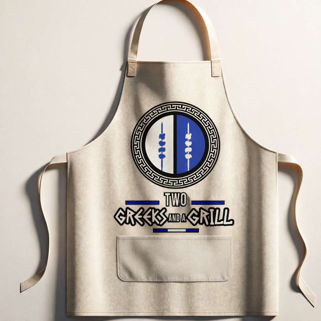 apron for two greeks and a grill catering comPany in chicago