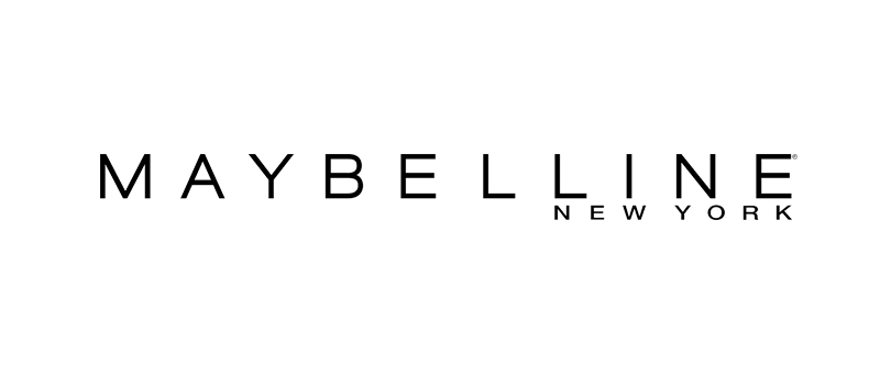 Maybelline New York logo in black text on a white background.