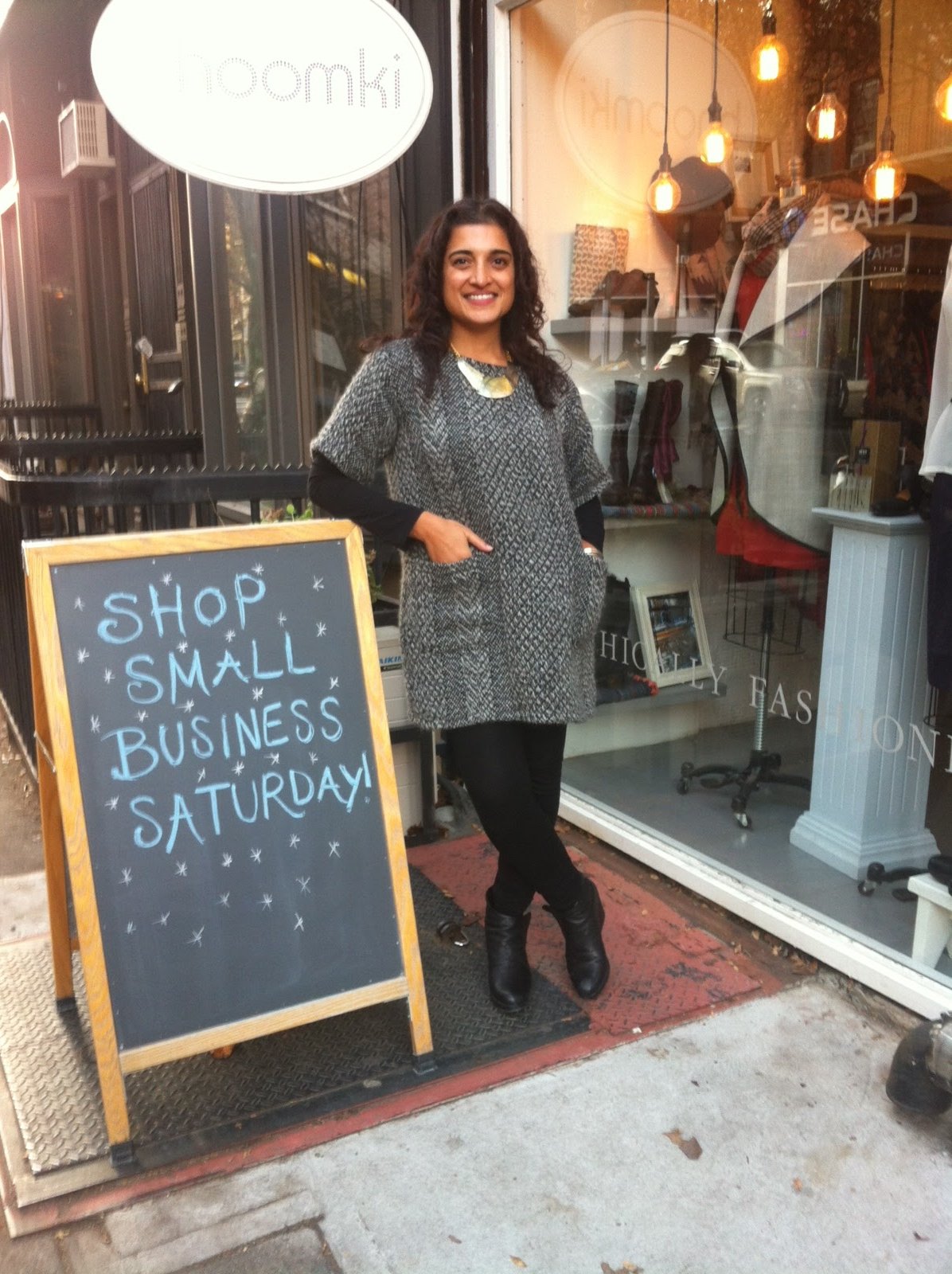 Swati at her Brooklyn boutique, Bhoomki.