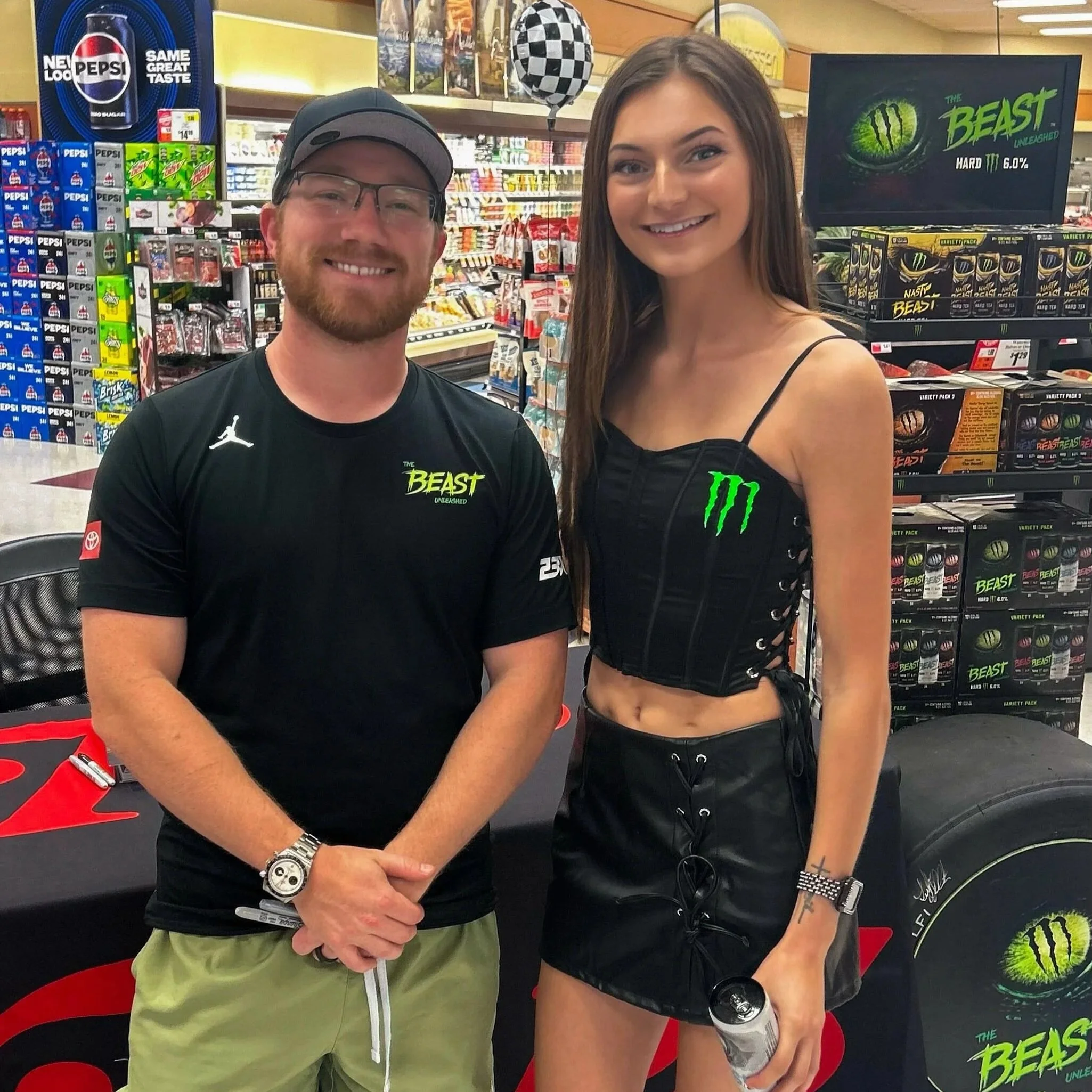 Tyler Reddick, Monster Energy, Monster Energy Girls, Monster Energy Girl, Motorsports, NASCAR,