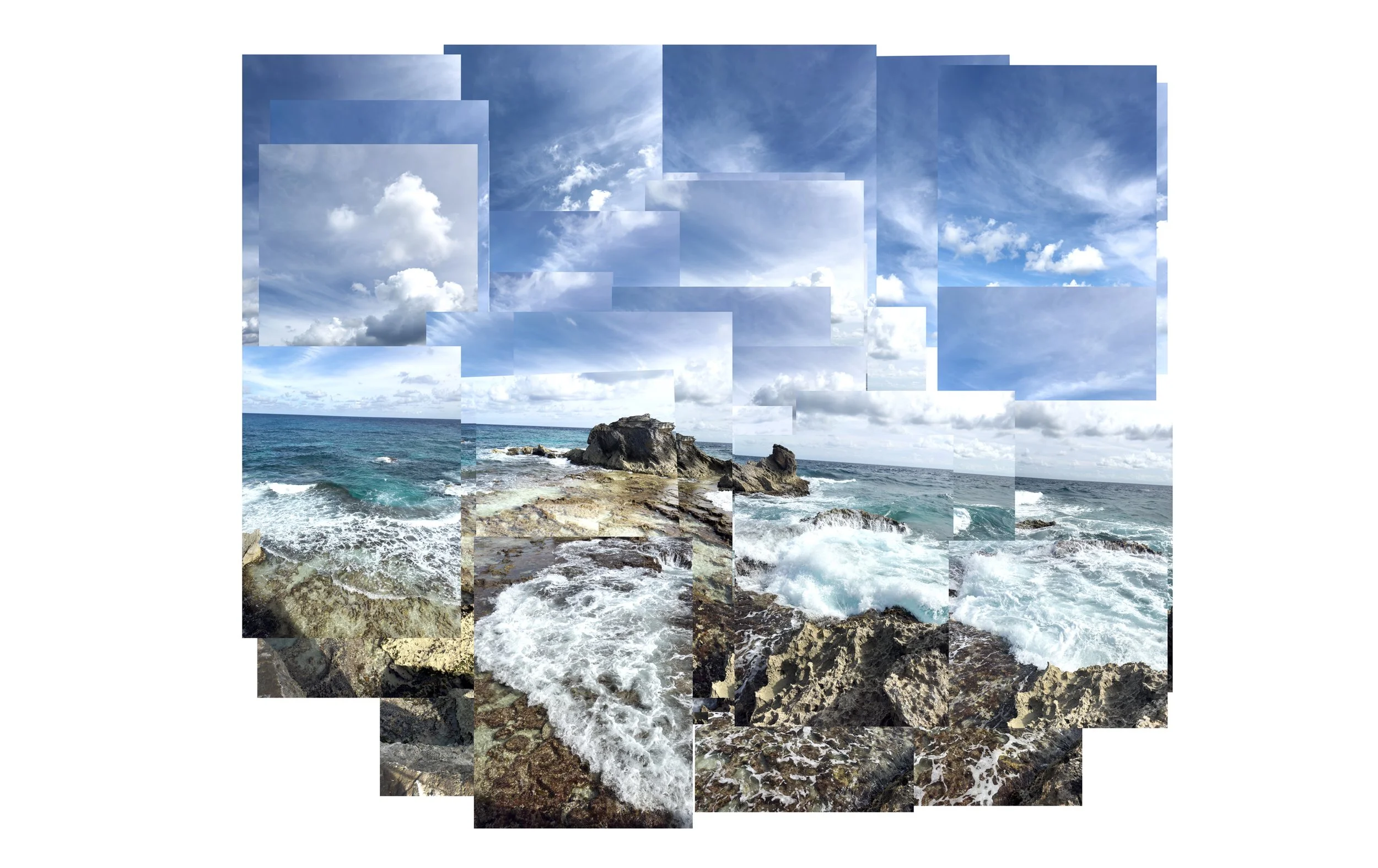 Punta Sur, Isla Mujeres, Mexico 2025. 75x90”