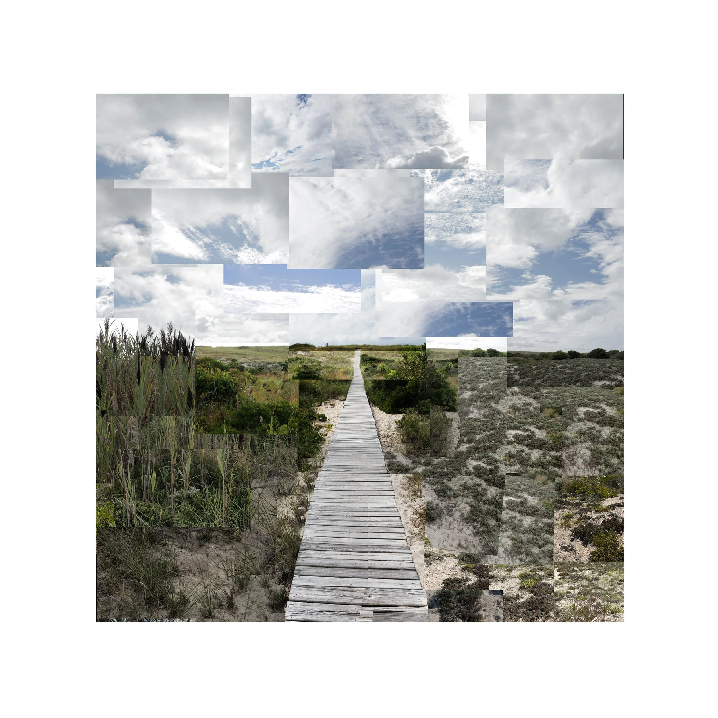 Boardwalk, Amagansett, New York, 2016  60x40”