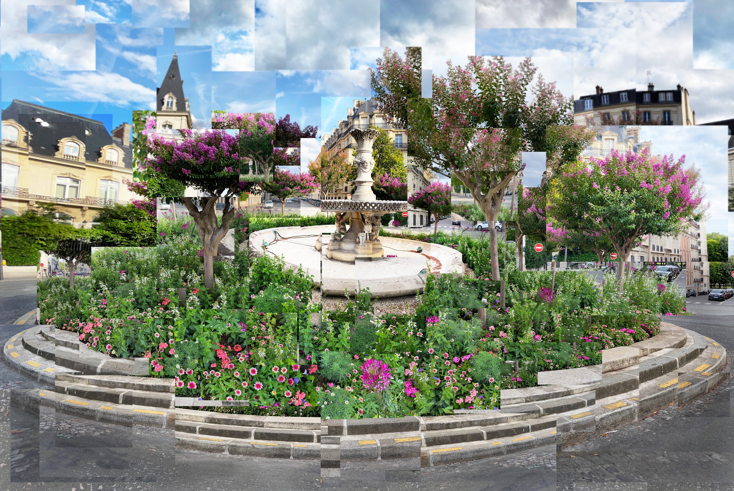 Roundabout, Paris,  2022, 40x60"