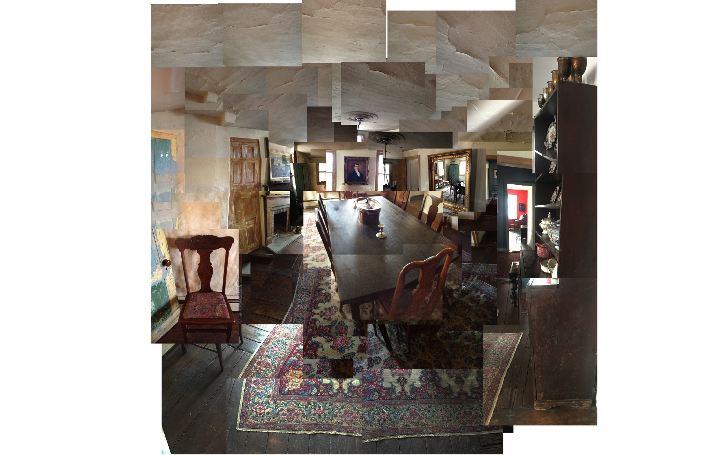 Dining Room, Highland, New York 2013  36x34”