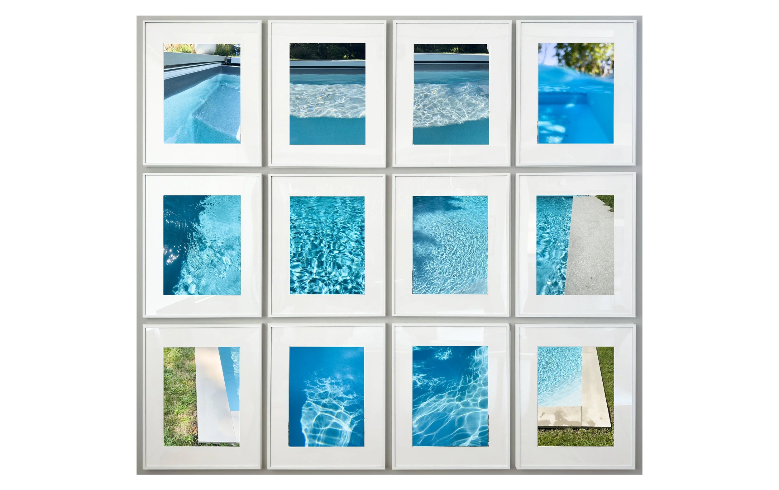 Pools Grid 01, Cutchogue, New York, 2024 76” x 89”