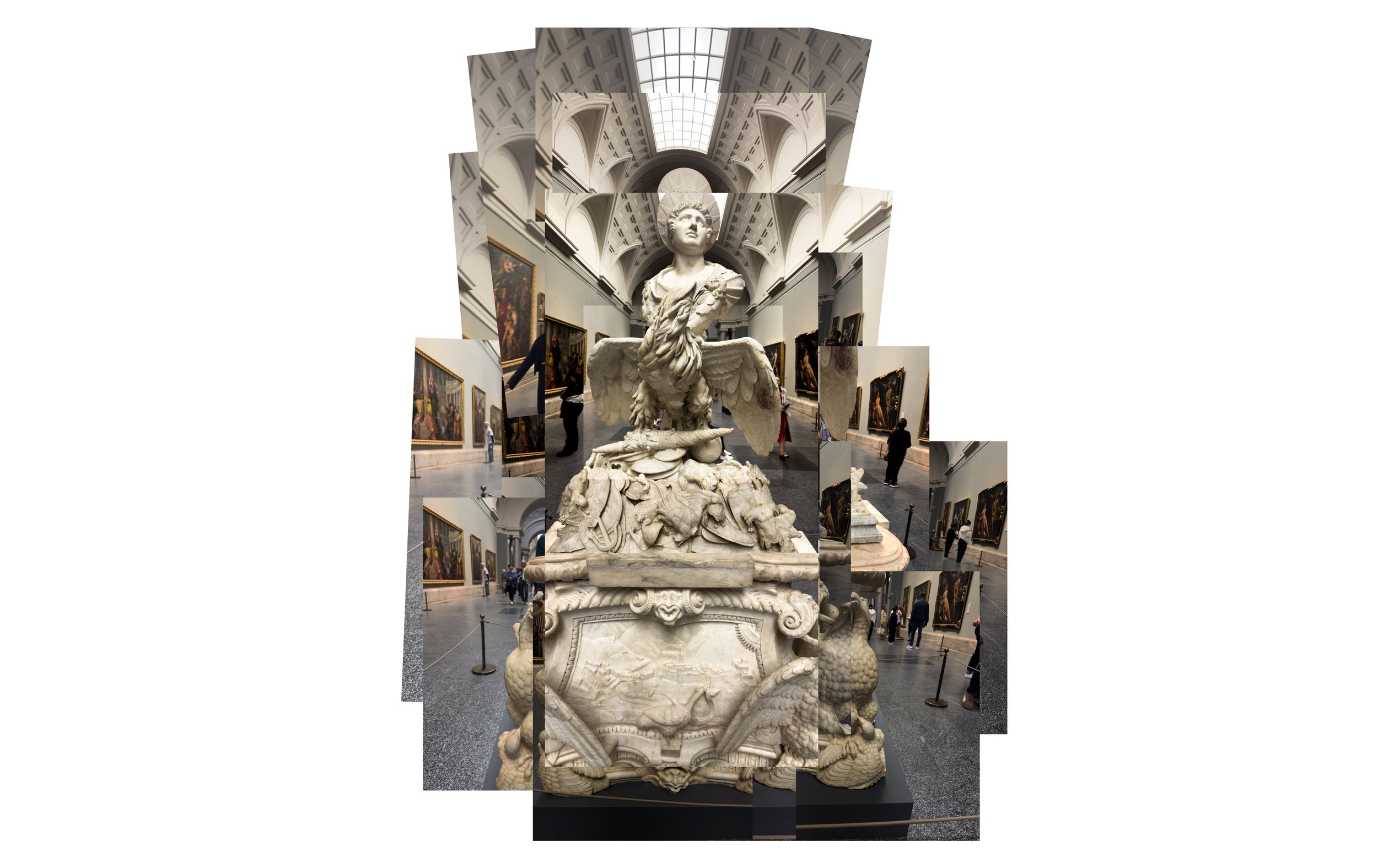 Apotheosis of Claudius”, Museo Nacional del Prado, Madrid, 2024  60”x60”