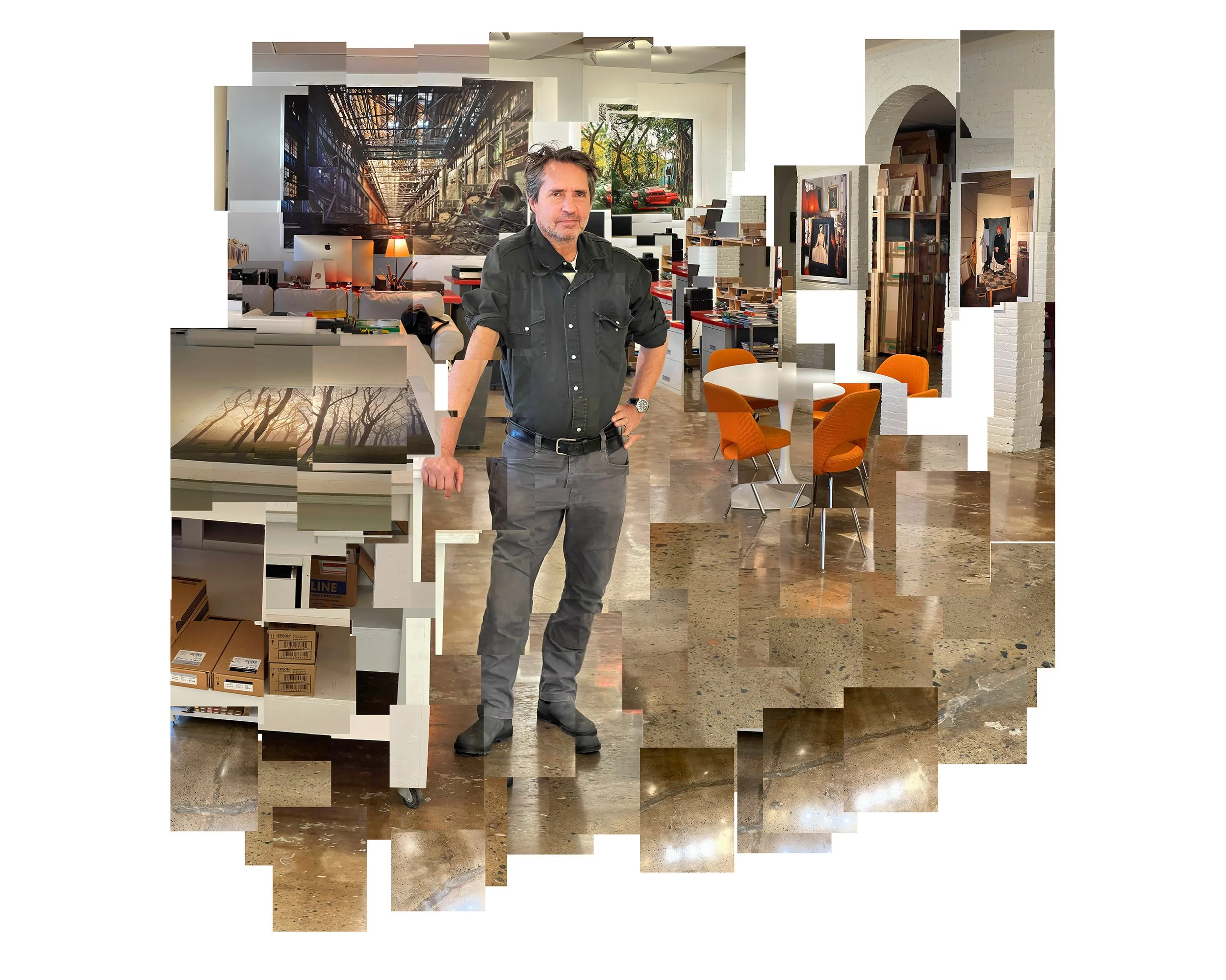 Andrew Moore, Photographer, 2022,  85x93”