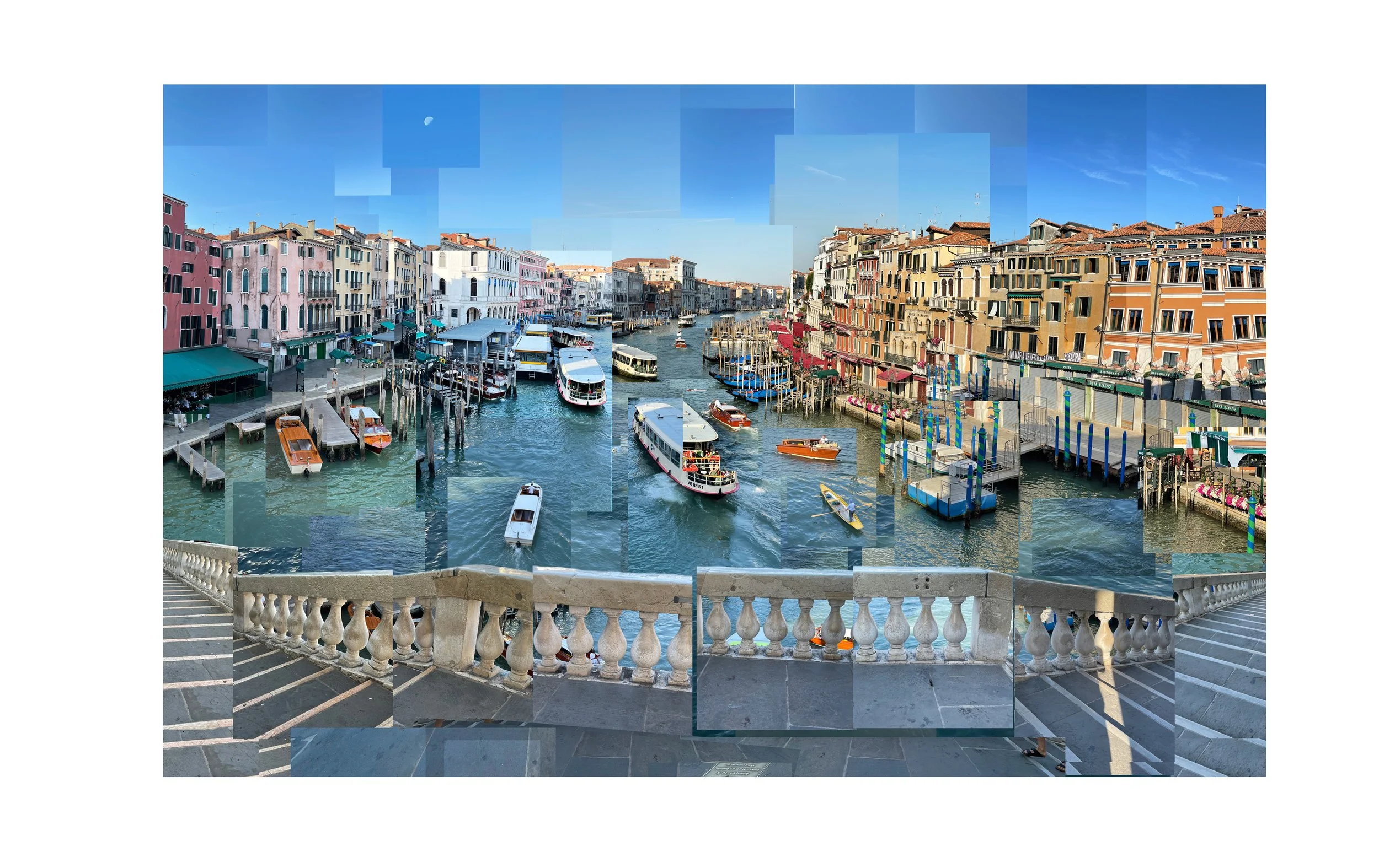 Rialto Bridge, Venice, Italy 2022  70x100”