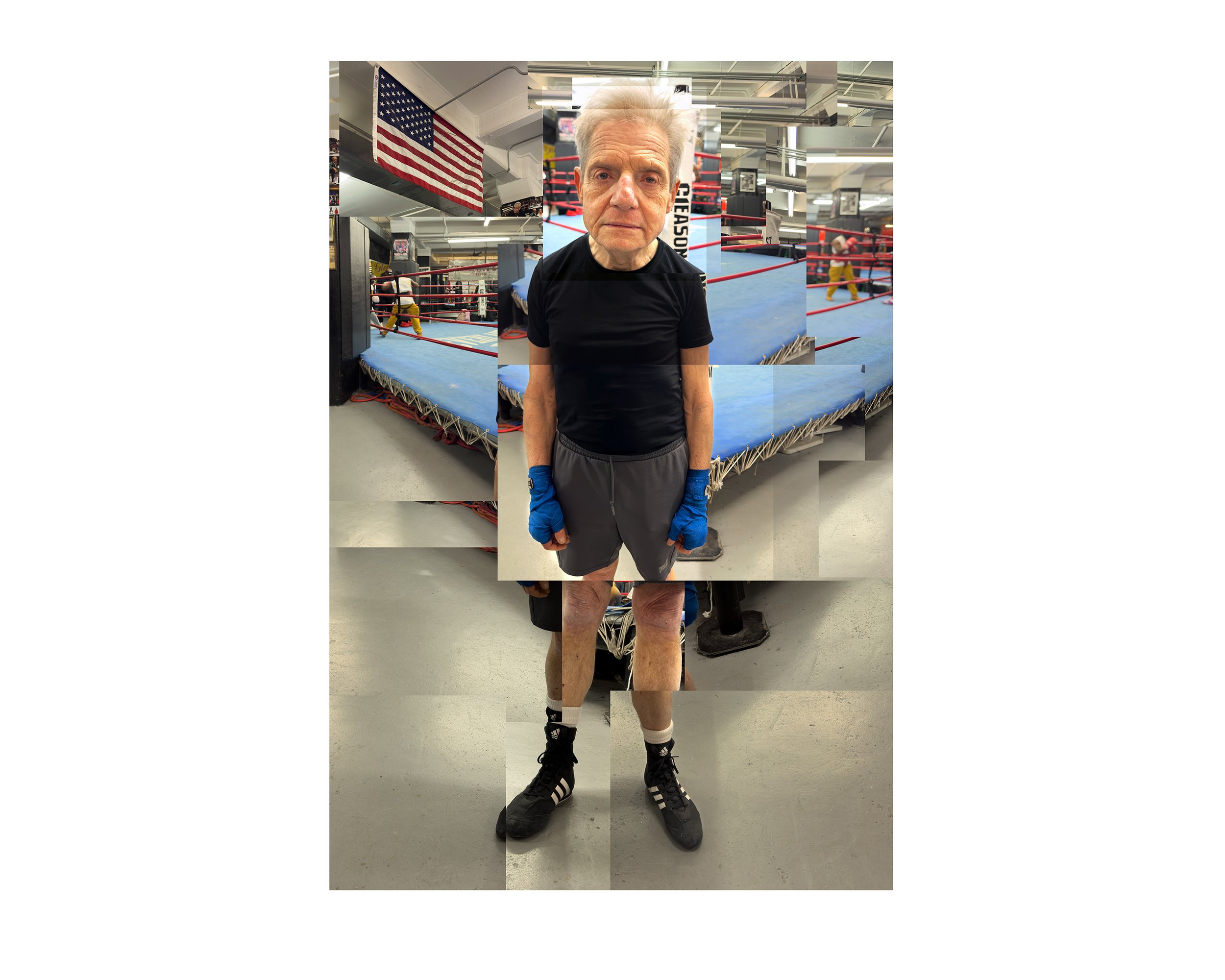 oward Major III, Pastor, Boxing Instructor, 2024,  60x50”