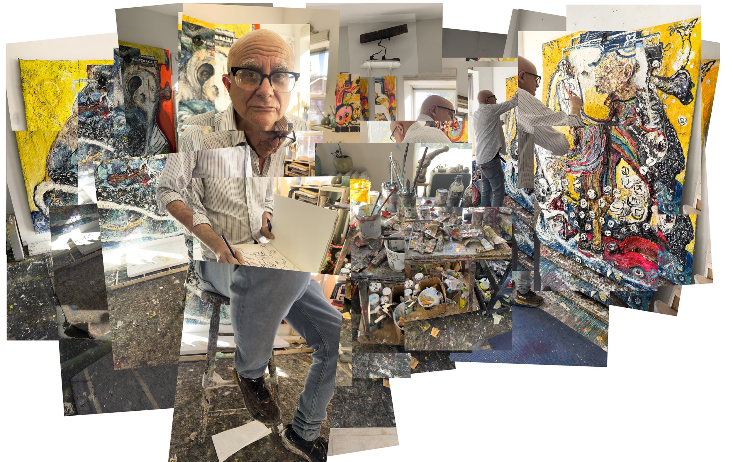 Sam Messer, Artist, 2024, 60x92”