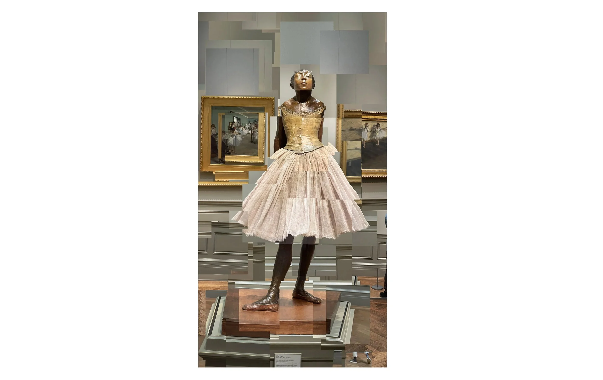 Degas Dancer, Metropolitan Museum, New York, 2023  60x30”