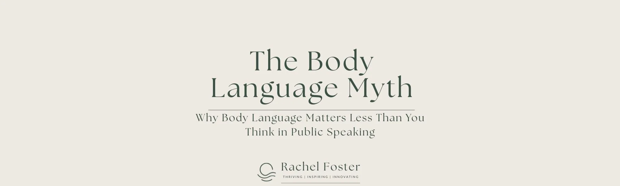 The Body Language Myth