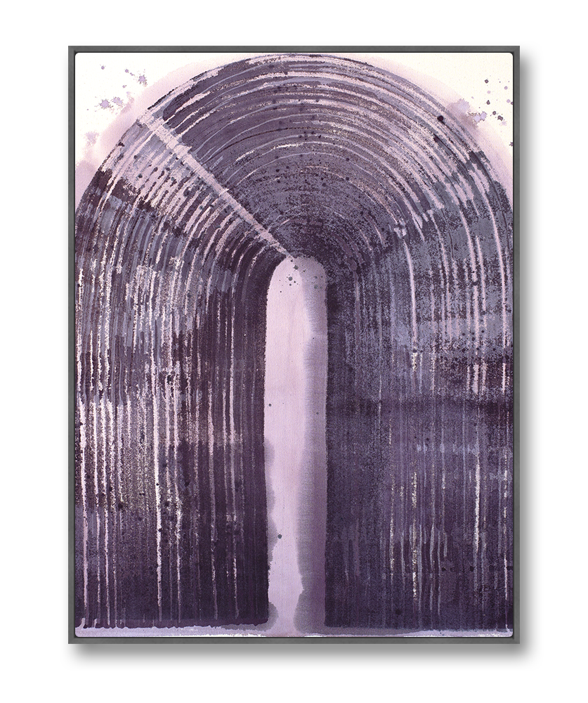 Arc in Plum_Original_Framed_Black.webp