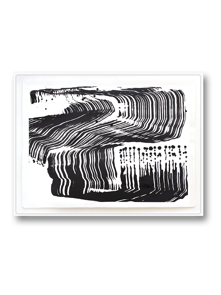 Licorice Ribbons VIII_White Frame_Vertical_Float.webp
