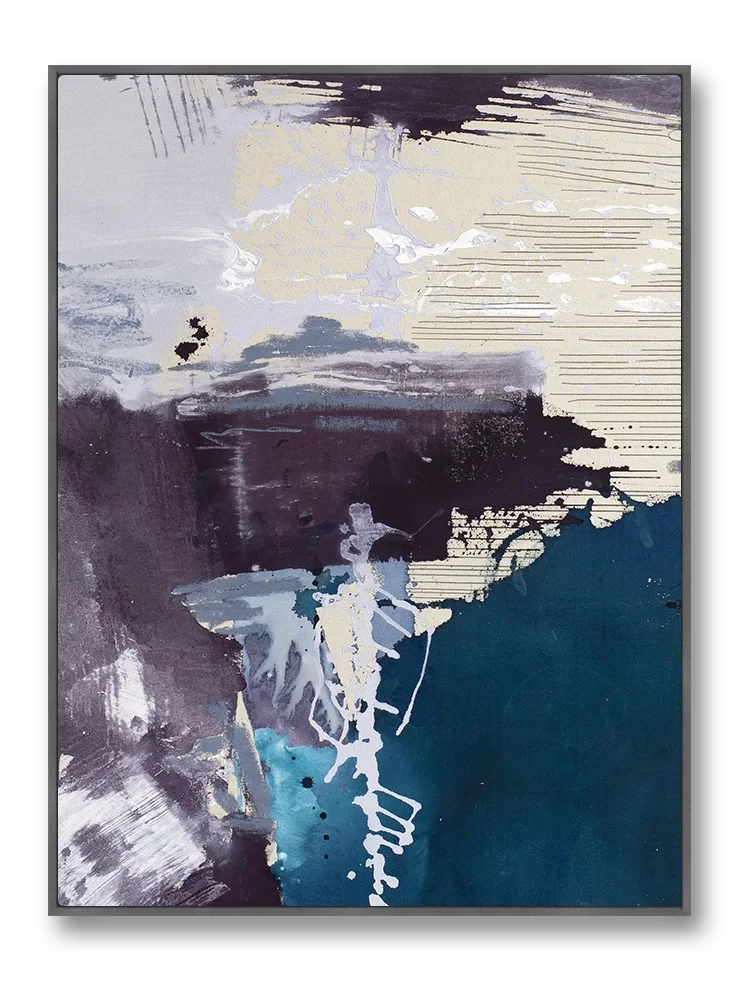 French Kiss II_Black Frame_Vertical_Float.webp