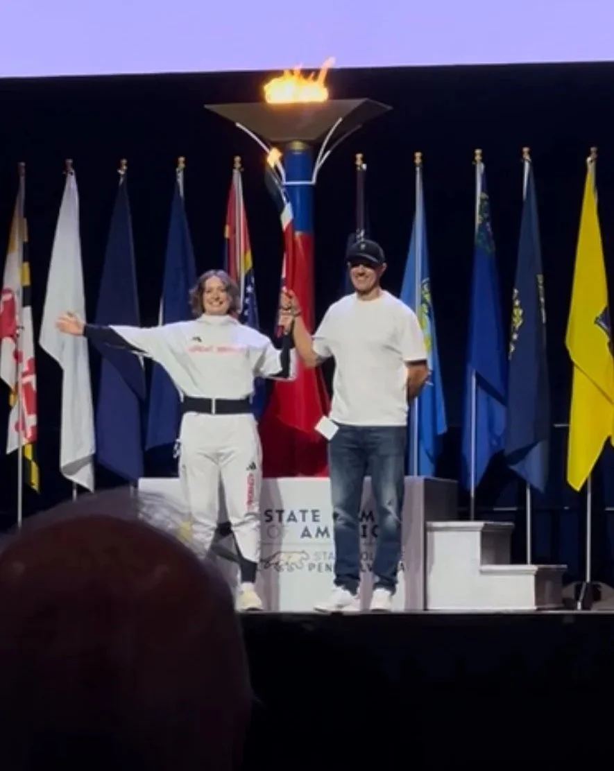 State Games of America torch bearing