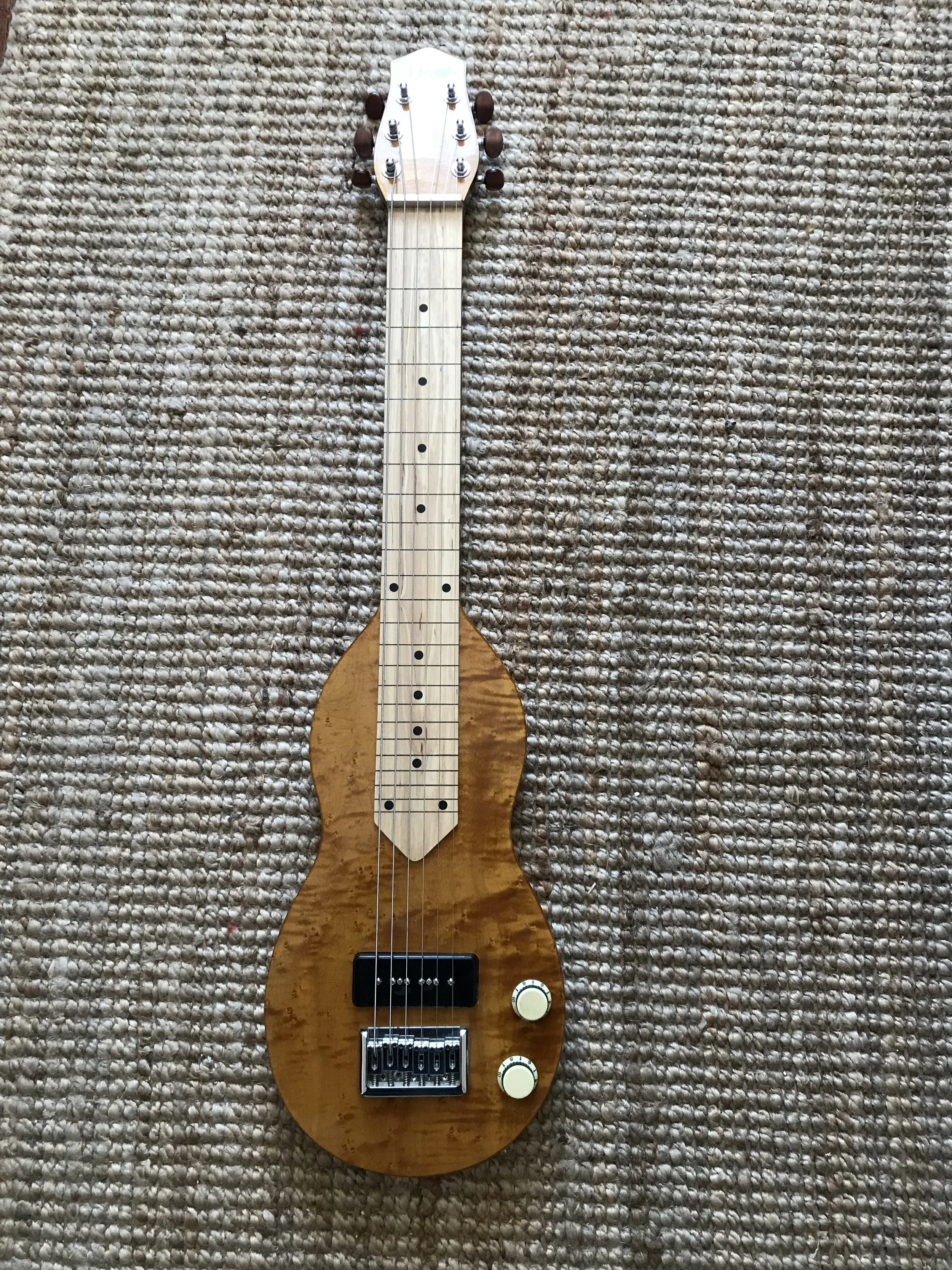 Lap steel.maple,ironwood and mahogany