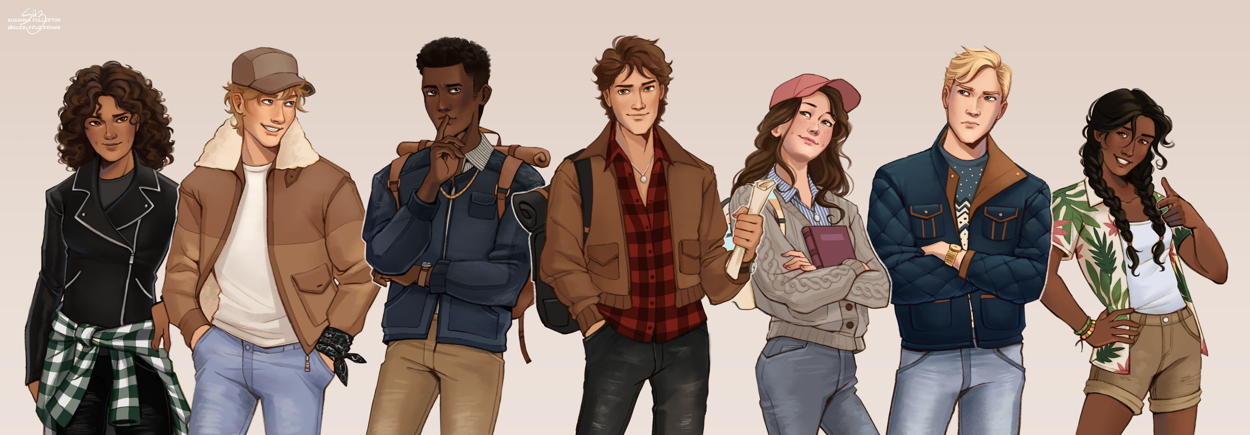 Character Portraits | “Mammoth Adventures” by Brian McBride