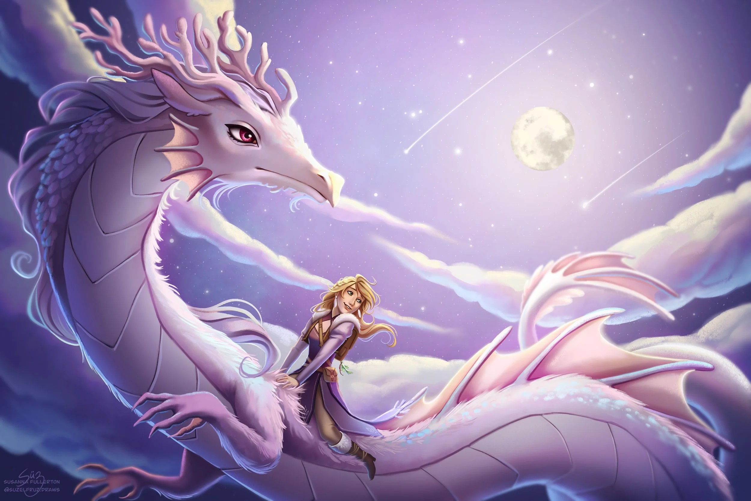 Moonlit Flight | Personal work