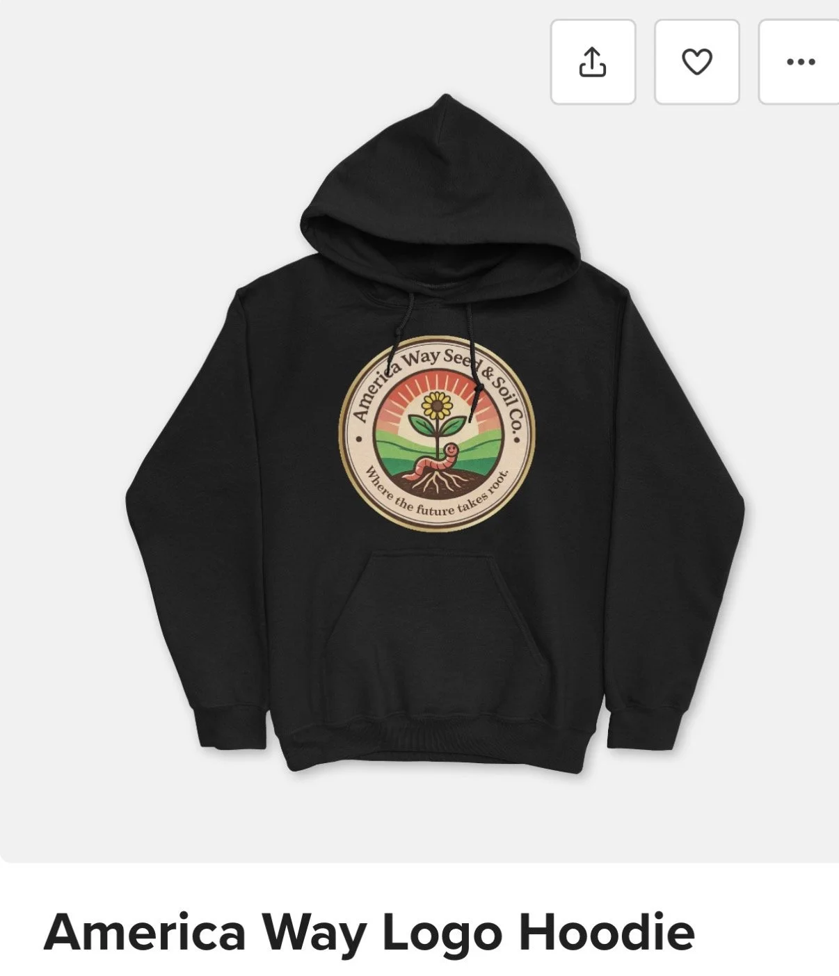 America Way Logo Hoodie