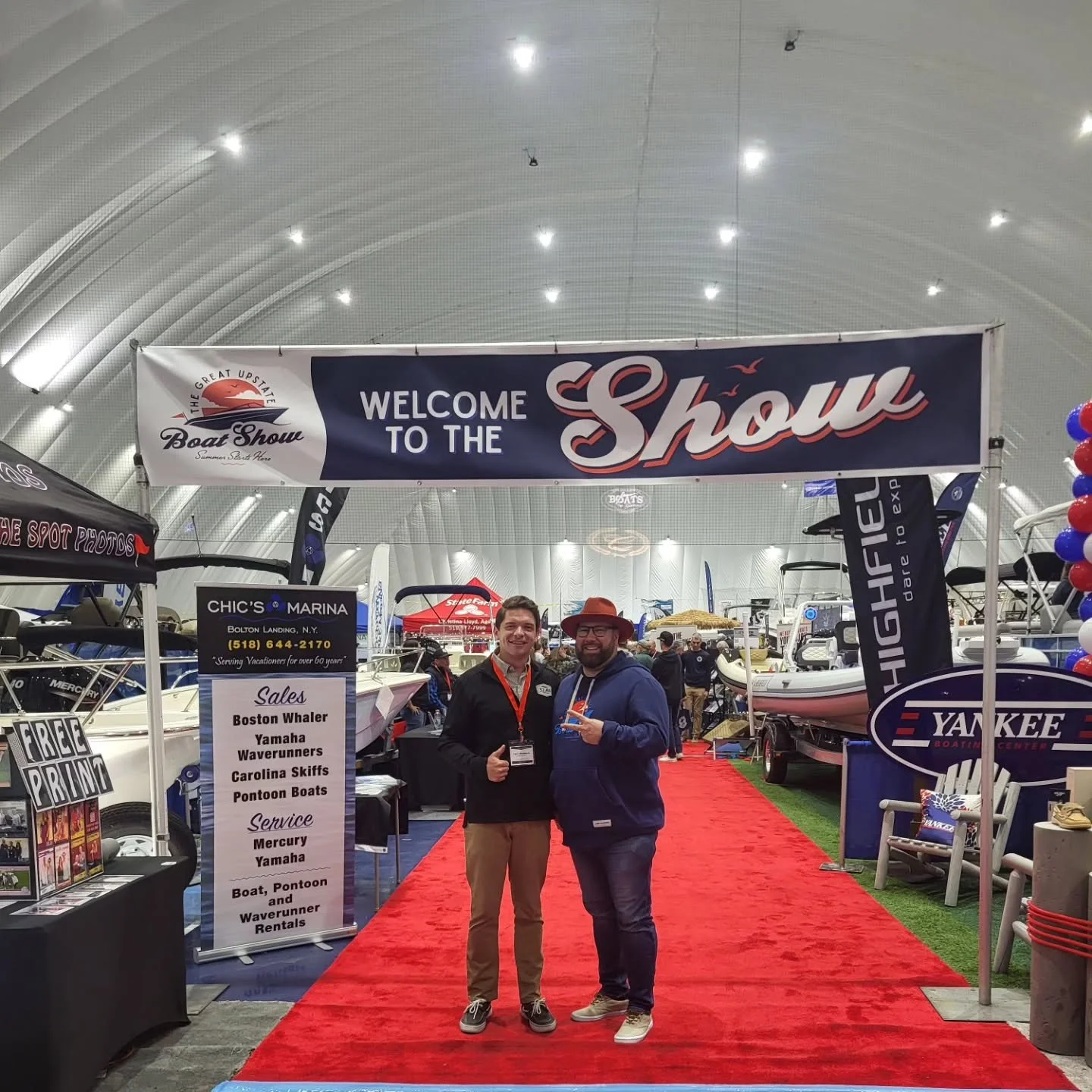 Boat show season is coming to an end, but we are proud to be at our home show the @thegreatupstateboatshow supported by our great friends @normandinmarketing !