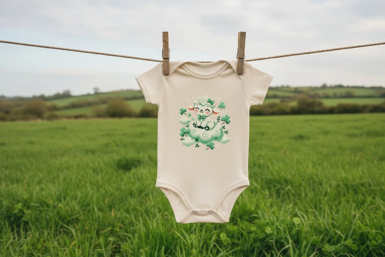 Lamby Baby Onesie in Ireland.jpg