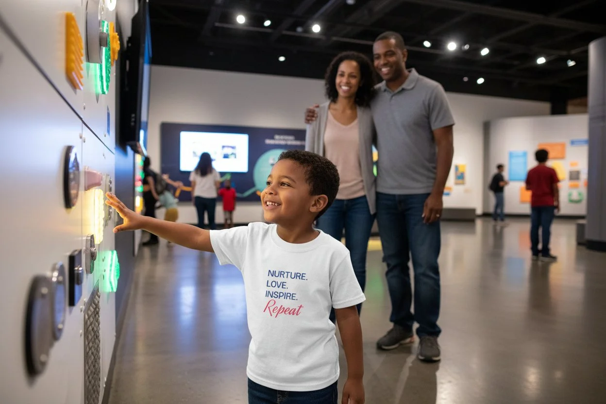 Franklin Institute Museum with Parents .jpg