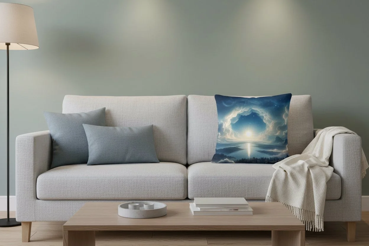 Tranqulity Pillow Designed in Printful_Living Rm Setting.jpg