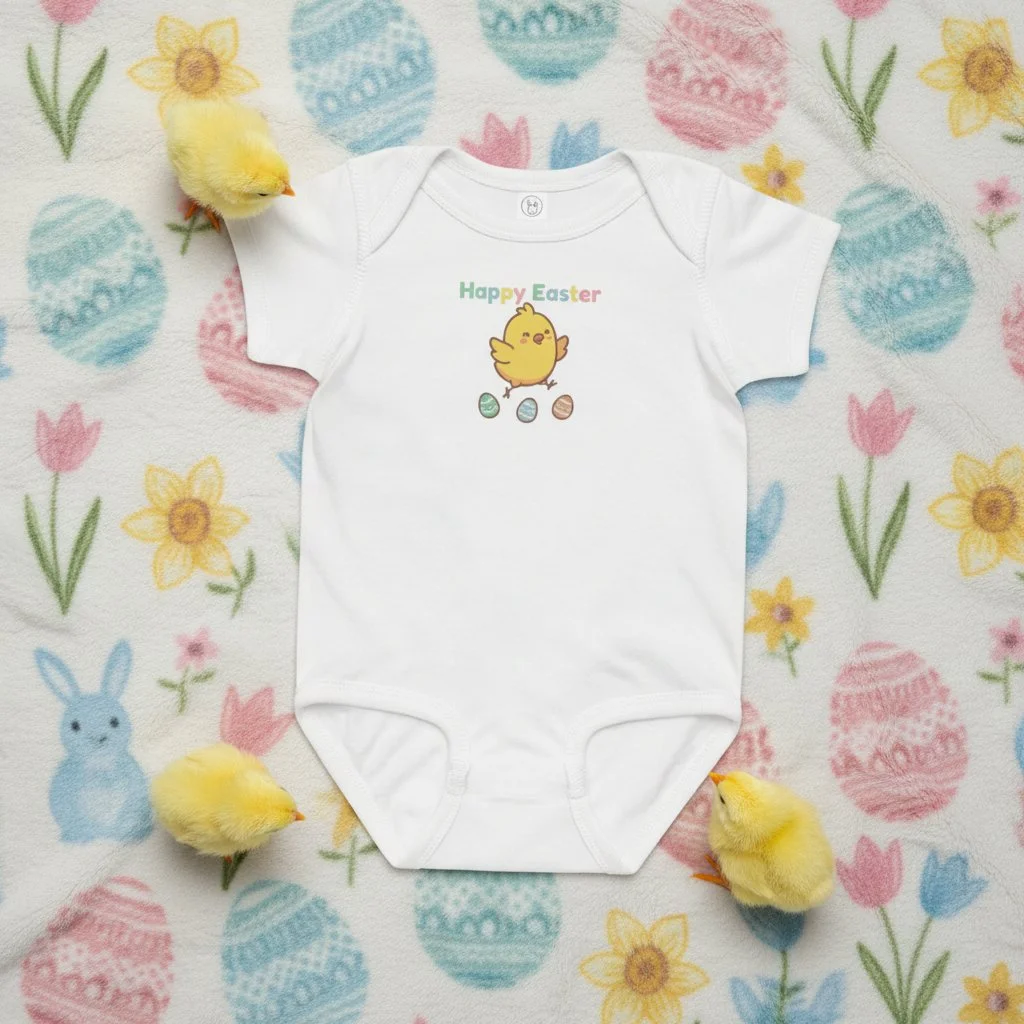 Little chicks baby onesie design and image.jpg