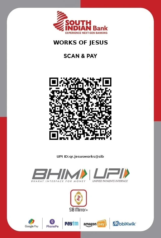 QR CODE to give your offerings
