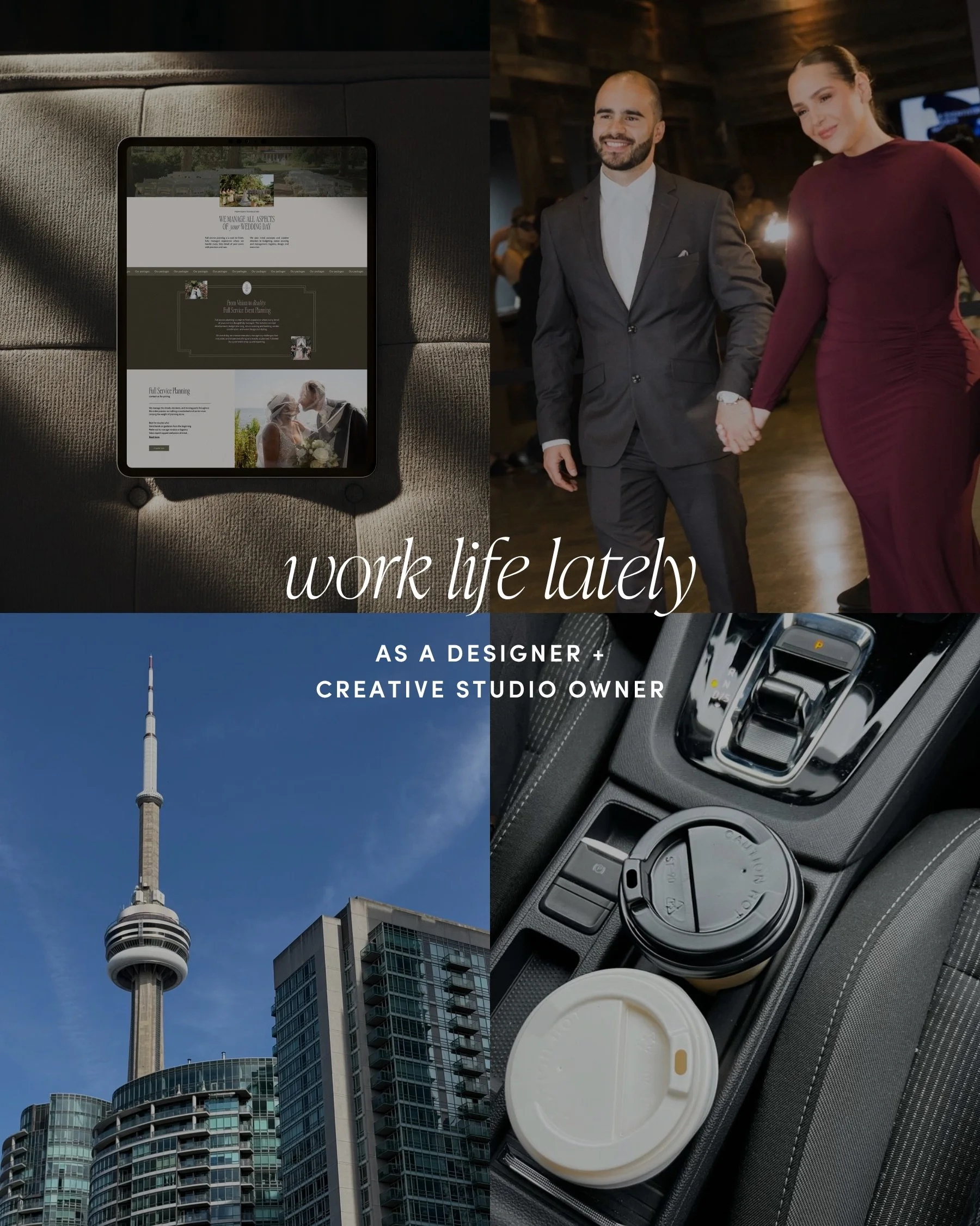 a week in the life - designer edition ⋆⭒˚⋆

A little camera roll dump from a week filled with branding projects, marketing meetings, coffee runs, print design, and industry events 🤍

Definitely one of those weeks that reminded me how much can happen