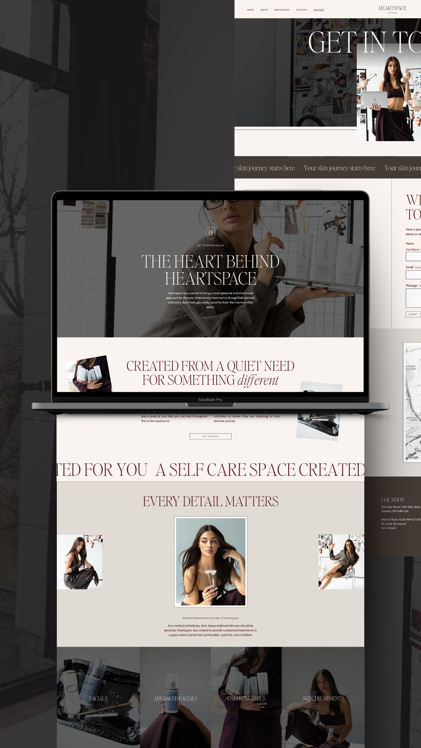 Heartspace by Alexia | Branding, Web Design