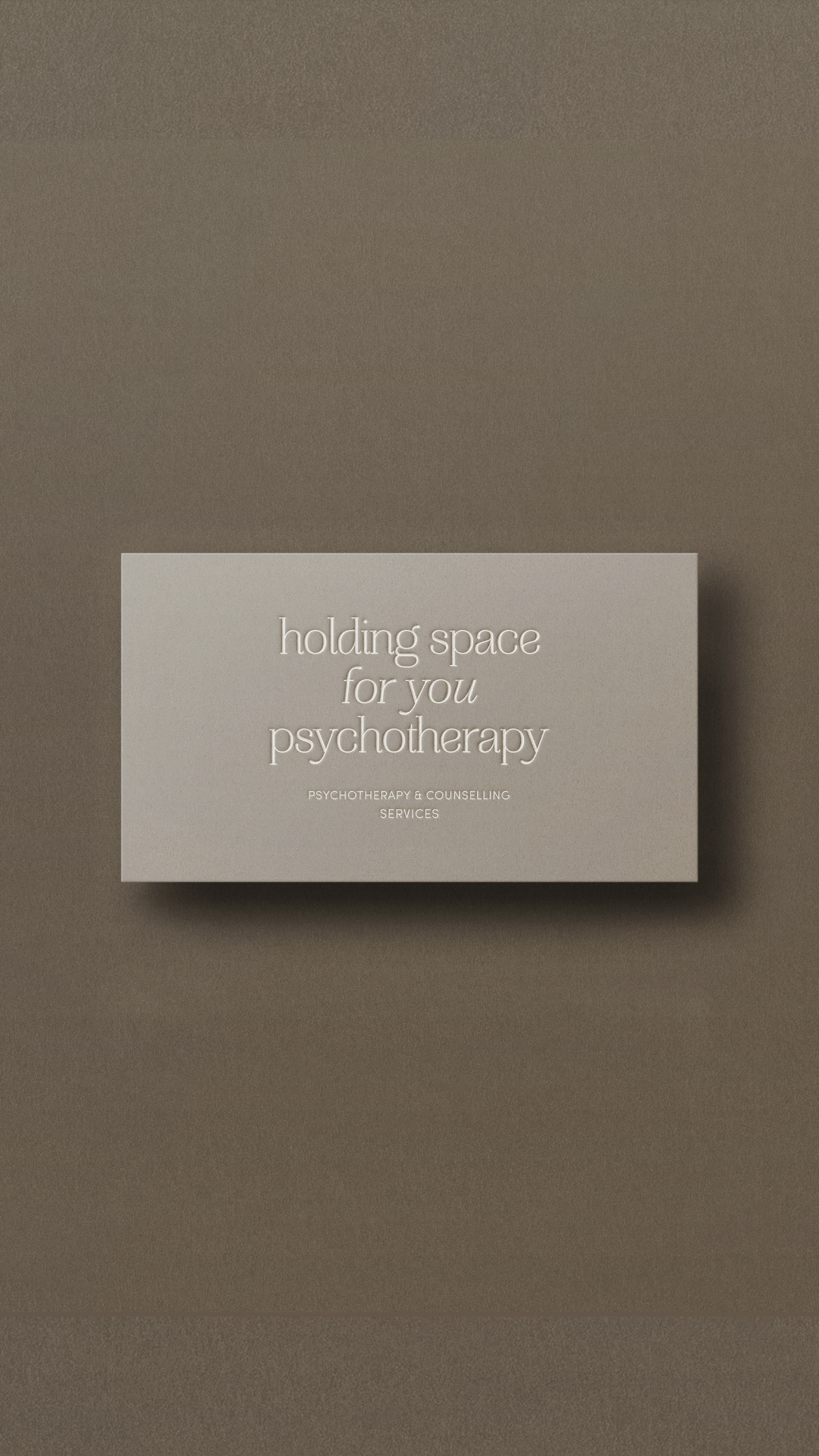 Holding Space For You | Branding, Web Design