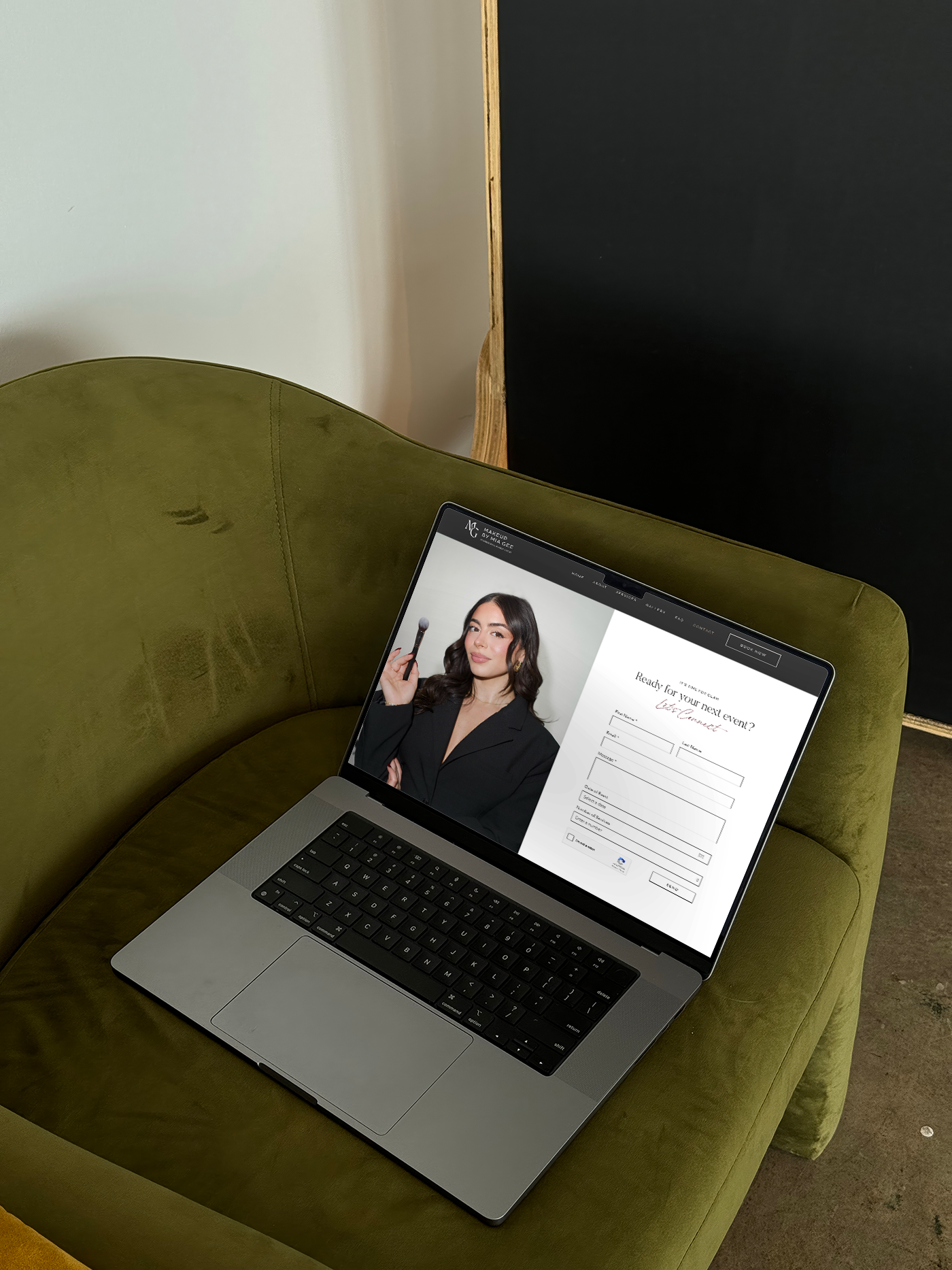 Makeup by Mia Gee | Branding, Web Design